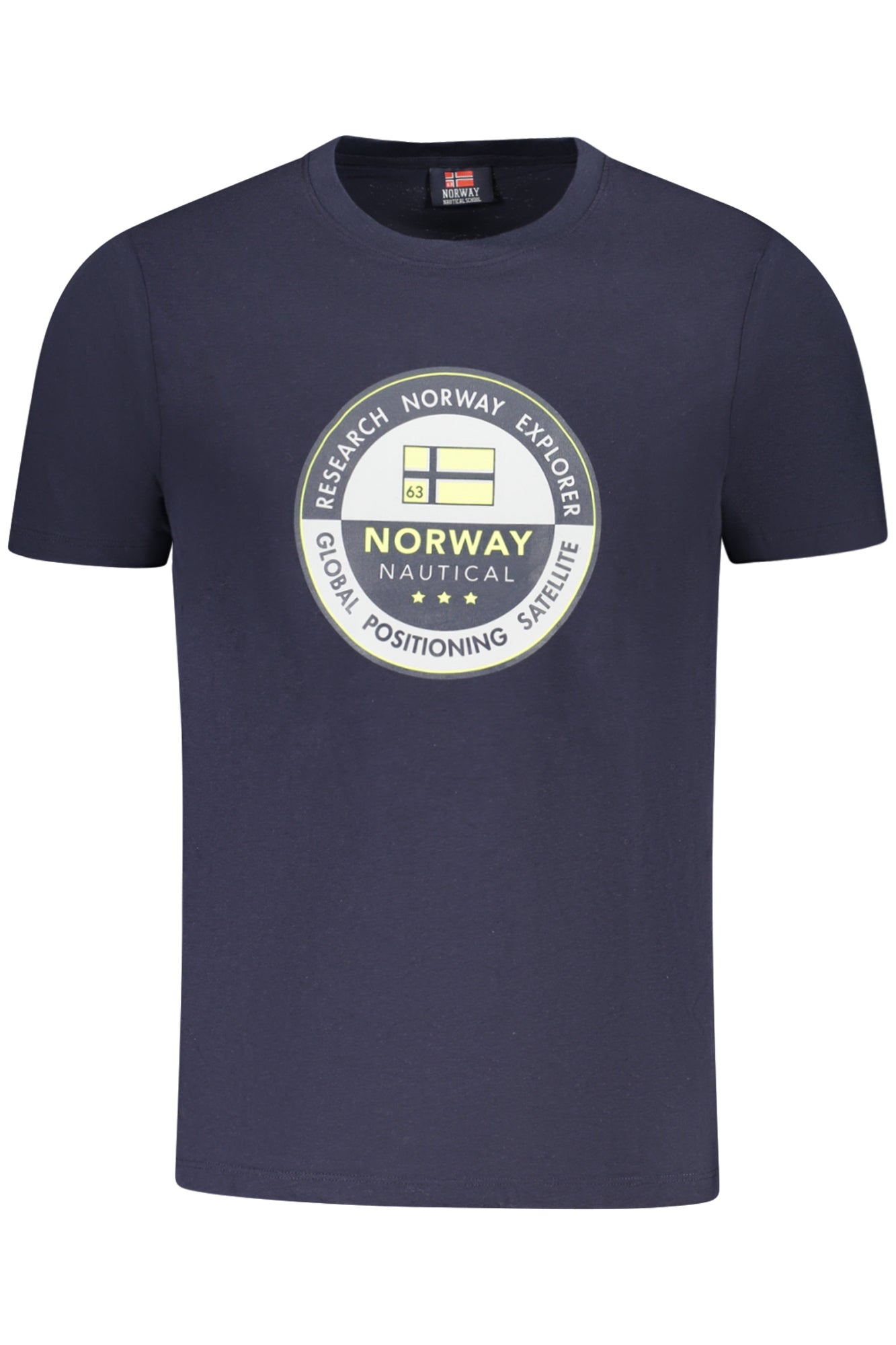 NORUEGA 1963 CAMISETA DE MANGA CORTA PARA HOMBRE AZUL 