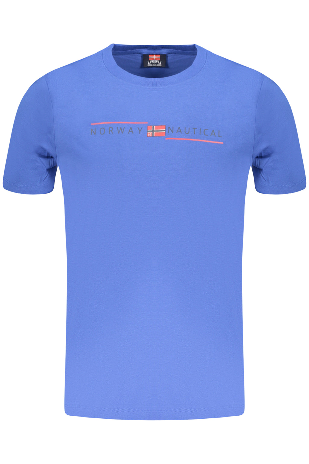NORUEGA 1963 CAMISETA DE MANGA CORTA PARA HOMBRE AZUL 