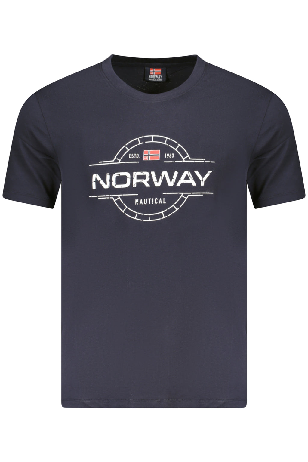 NORUEGA 1963 CAMISETA DE MANGA CORTA PARA HOMBRE AZUL 