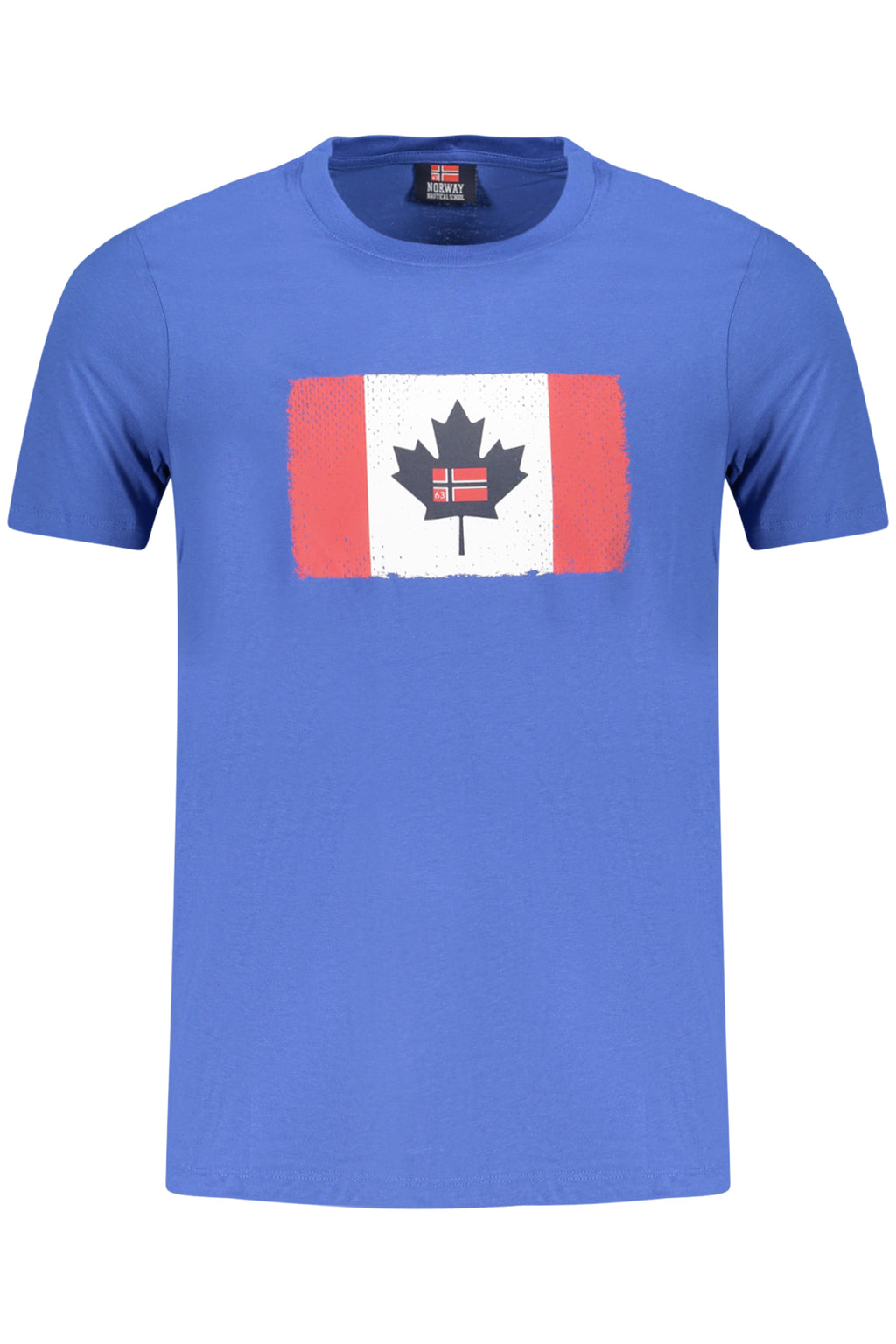 NORUEGA 1963 CAMISETA DE MANGA CORTA PARA HOMBRE AZUL 