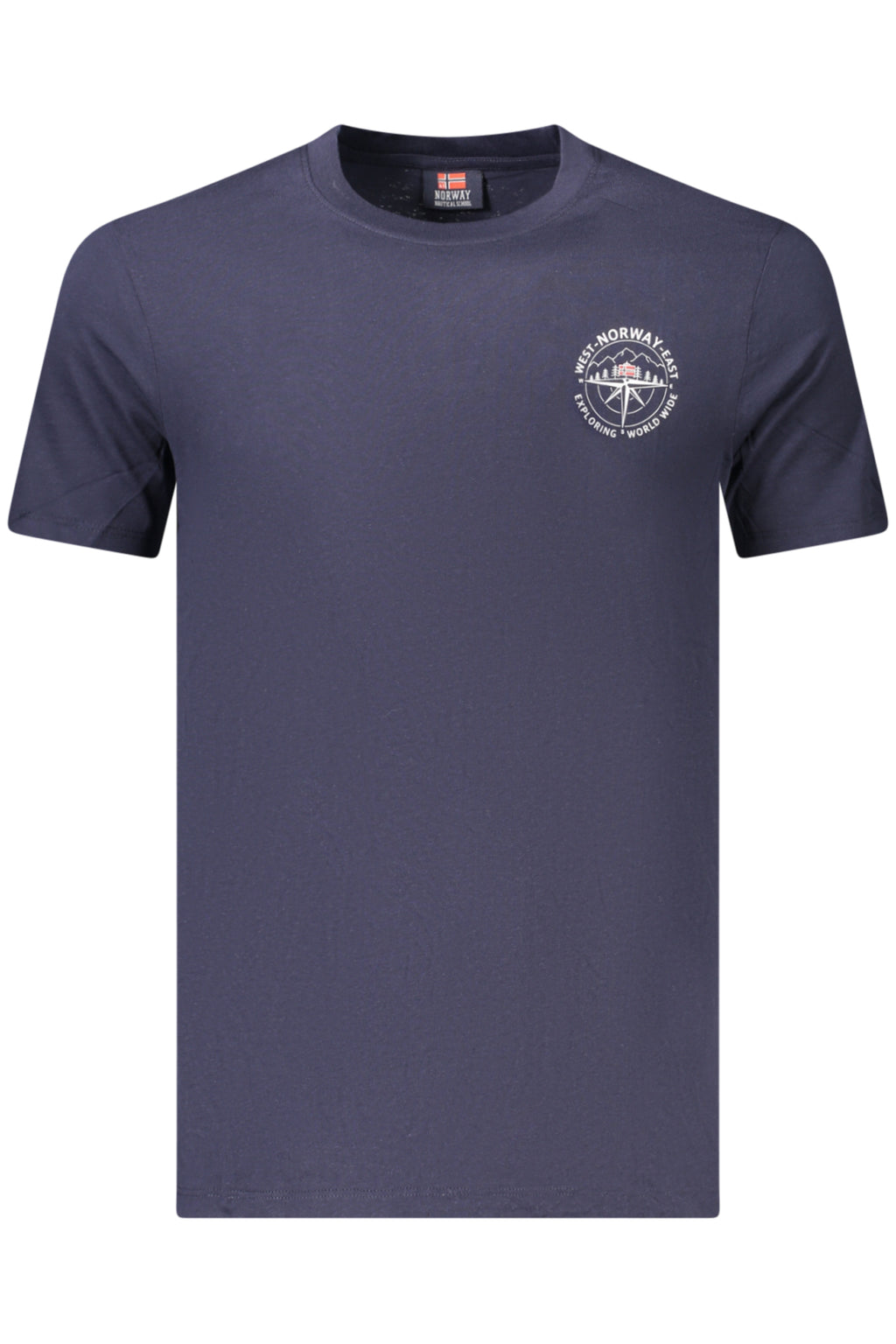 NORUEGA 1963 CAMISETA DE MANGA CORTA PARA HOMBRE AZUL 