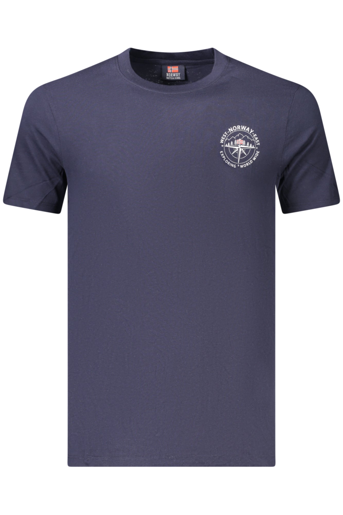 NORUEGA 1963 CAMISETA DE MANGA CORTA PARA HOMBRE AZUL 