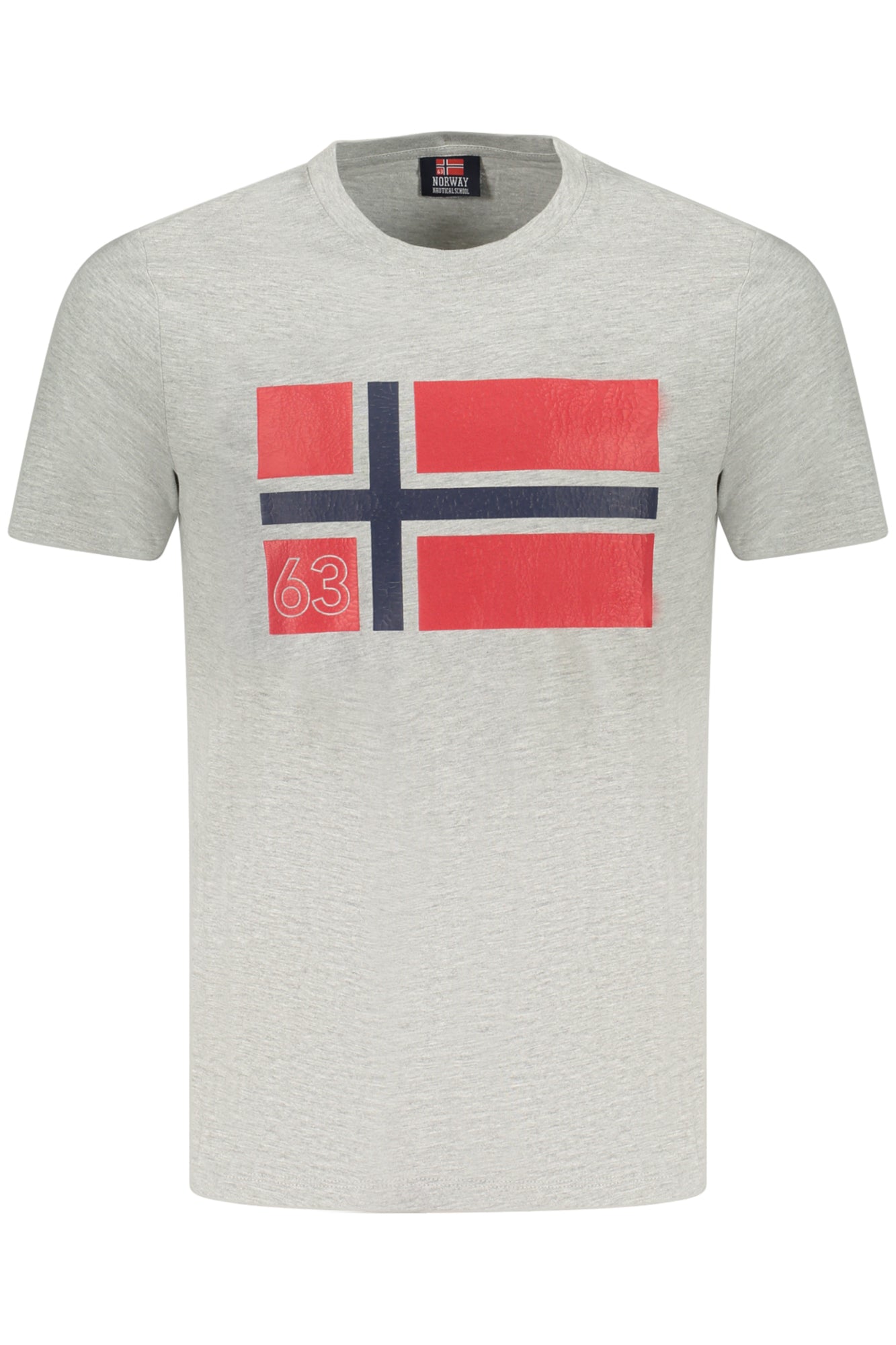 NORUEGA 1963 CAMISETA DE MANGA CORTA PARA HOMBRE GRIS 