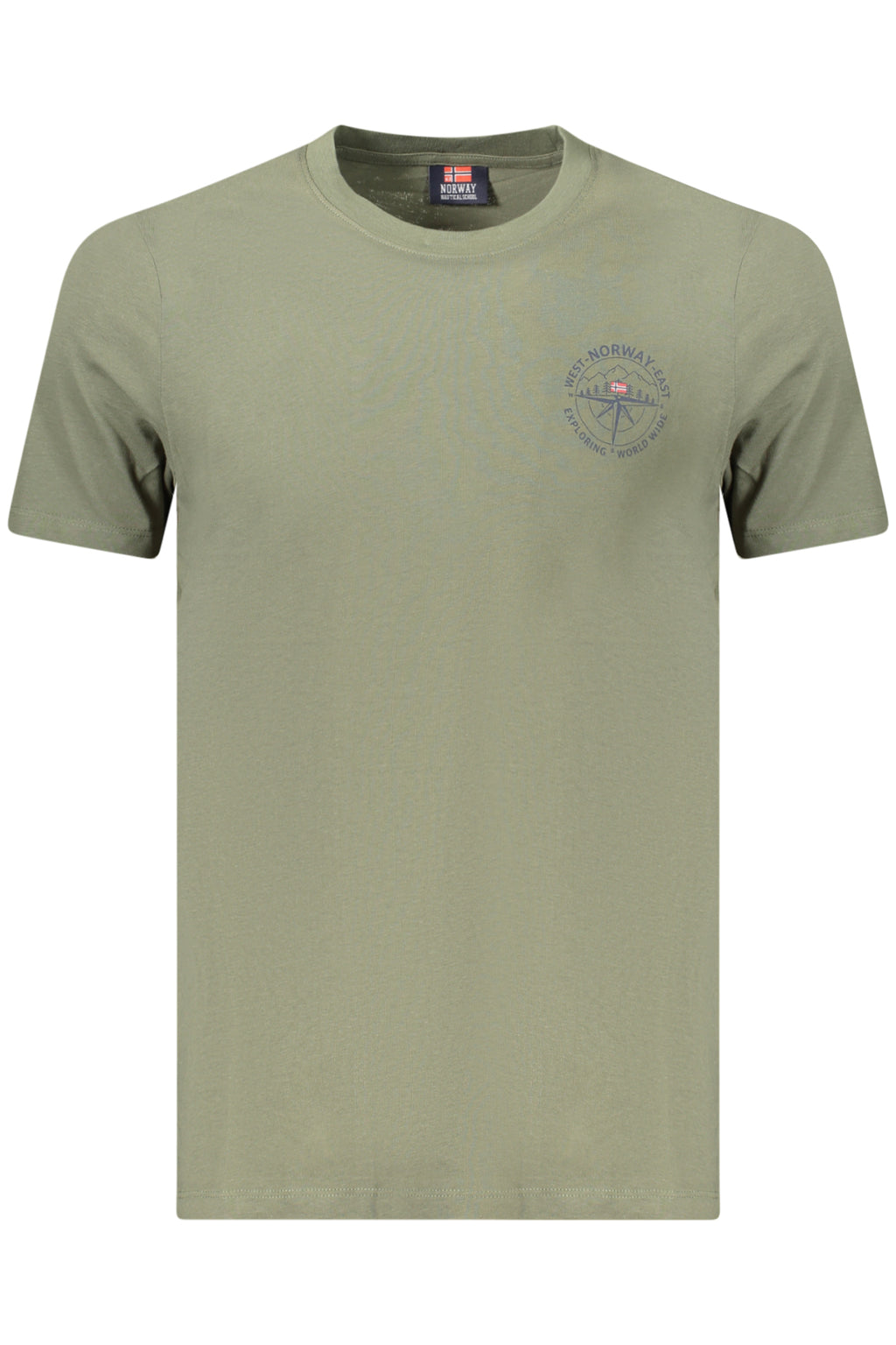 NORUEGA 1963 CAMISETA DE MANGA CORTA PARA HOMBRE VERDE 