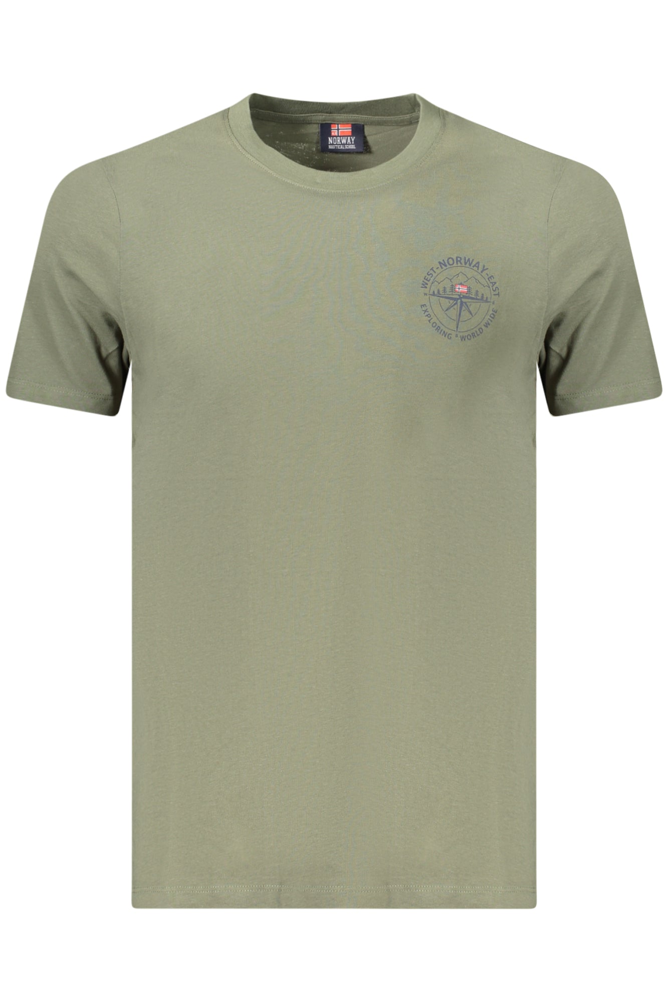 NORUEGA 1963 CAMISETA DE MANGA CORTA PARA HOMBRE VERDE 