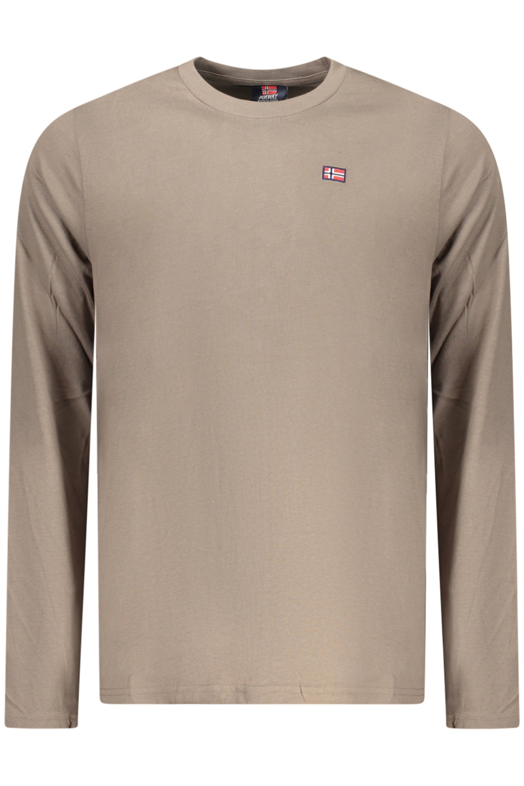 NORWAY 1963 T-SHIRT MANICHE LUNGHE UOMO MARRONE