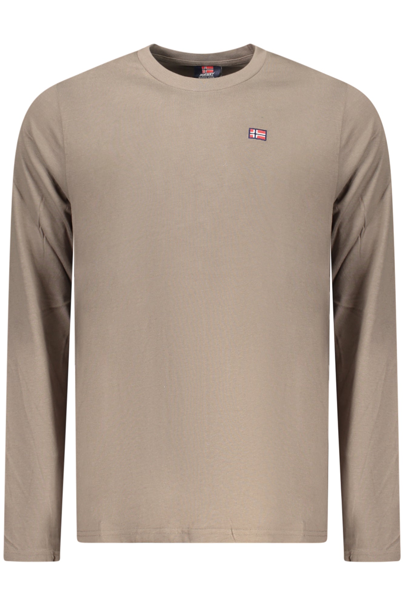 NORWAY 1963 T-SHIRT MANICHE LUNGHE UOMO MARRONE