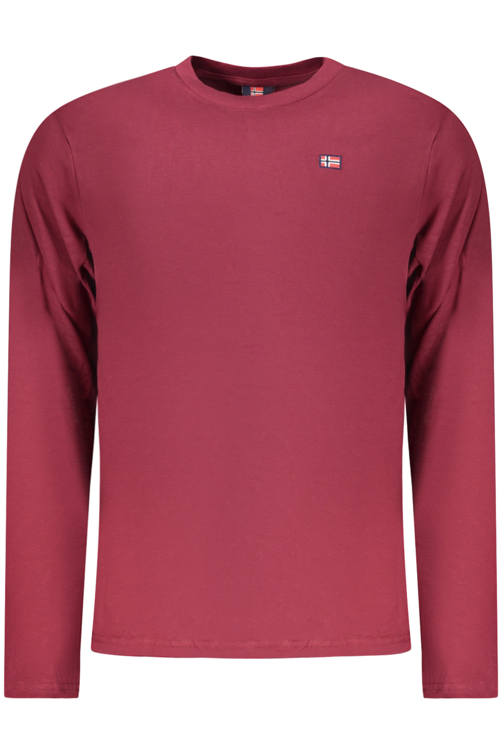 NORWAY 1963 T-SHIRT MANICHE LUNGHE UOMO ROSSO