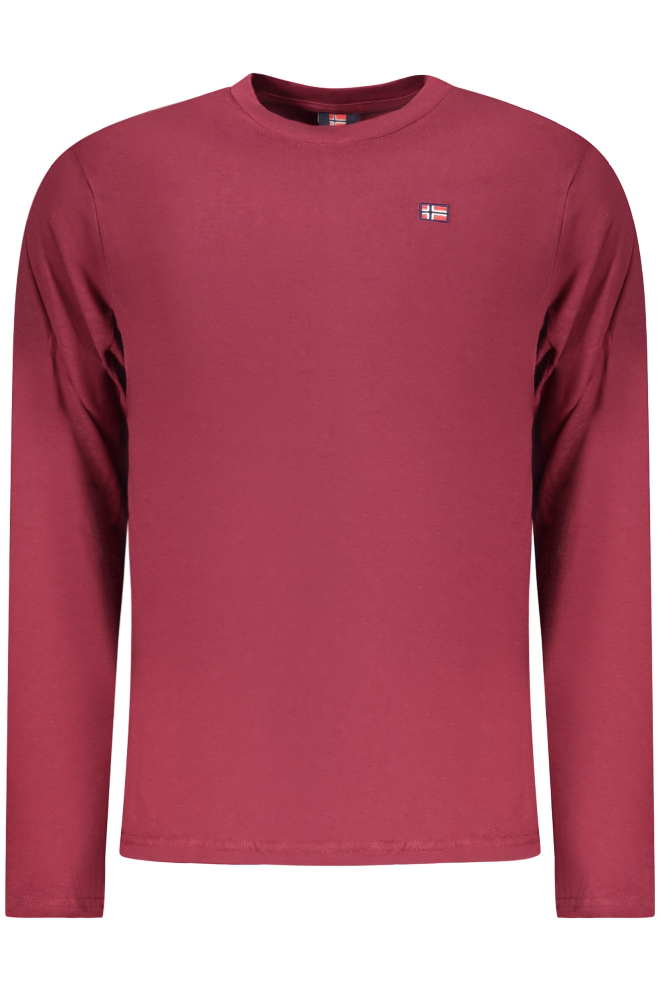 NORWAY 1963 T-SHIRT MANICHE LUNGHE UOMO ROSSO