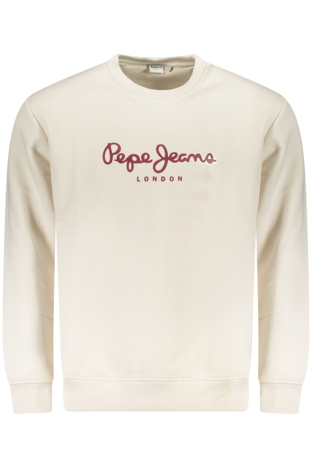 SUDADERA BLANCA CON CREMALLERA PARA HOMBRE PEPE JEANS 