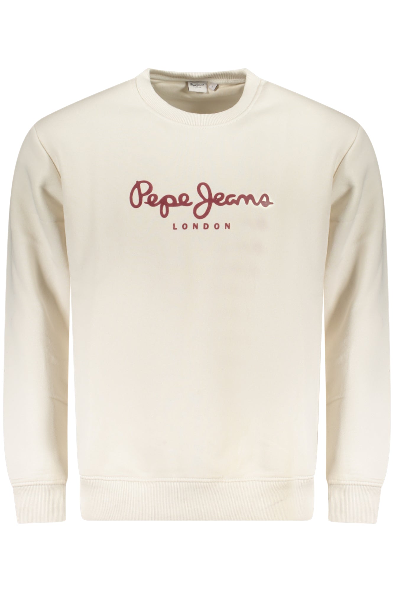 SUDADERA BLANCA CON CREMALLERA PARA HOMBRE PEPE JEANS 