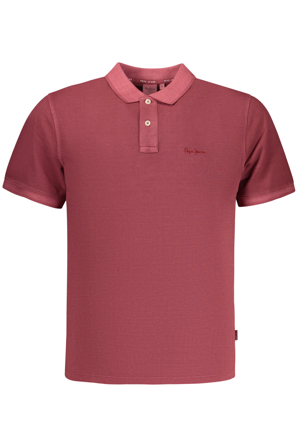 PEPE JEANS POLO MANICHE CORTE UOMO ROSSO