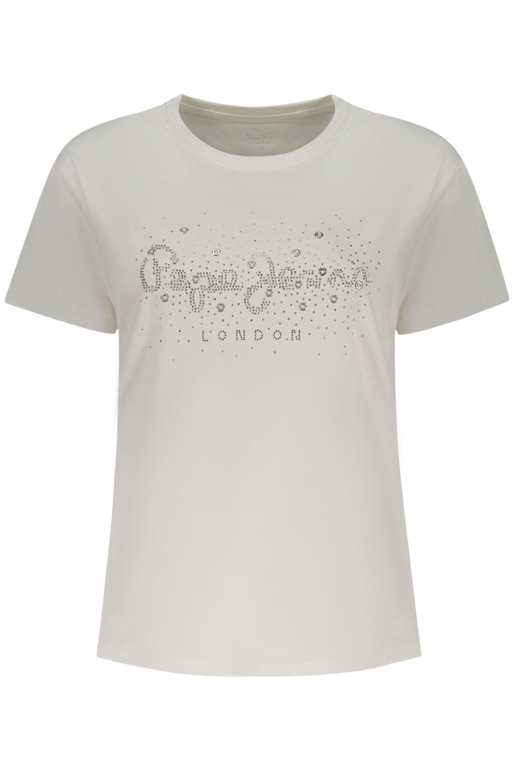 PEPE JEANS T-SHIRT MANICHE CORTE DONNA BIANCO