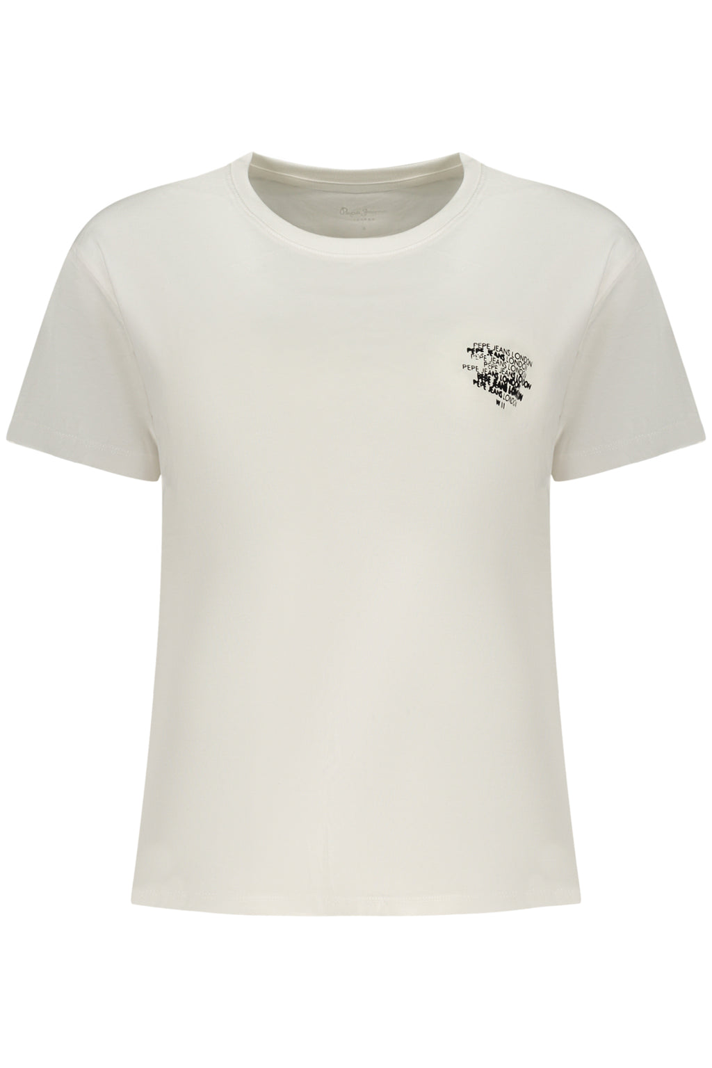 PEPE JEANS T-SHIRT MANICHE CORTE DONNA BIANCO