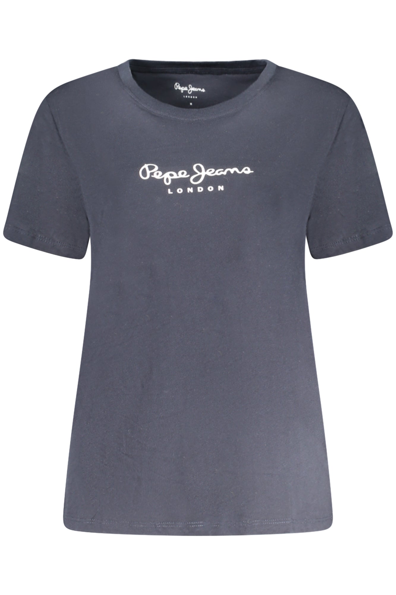 PEPE JEANS T-SHIRT MANICHE CORTE DONNA BLU