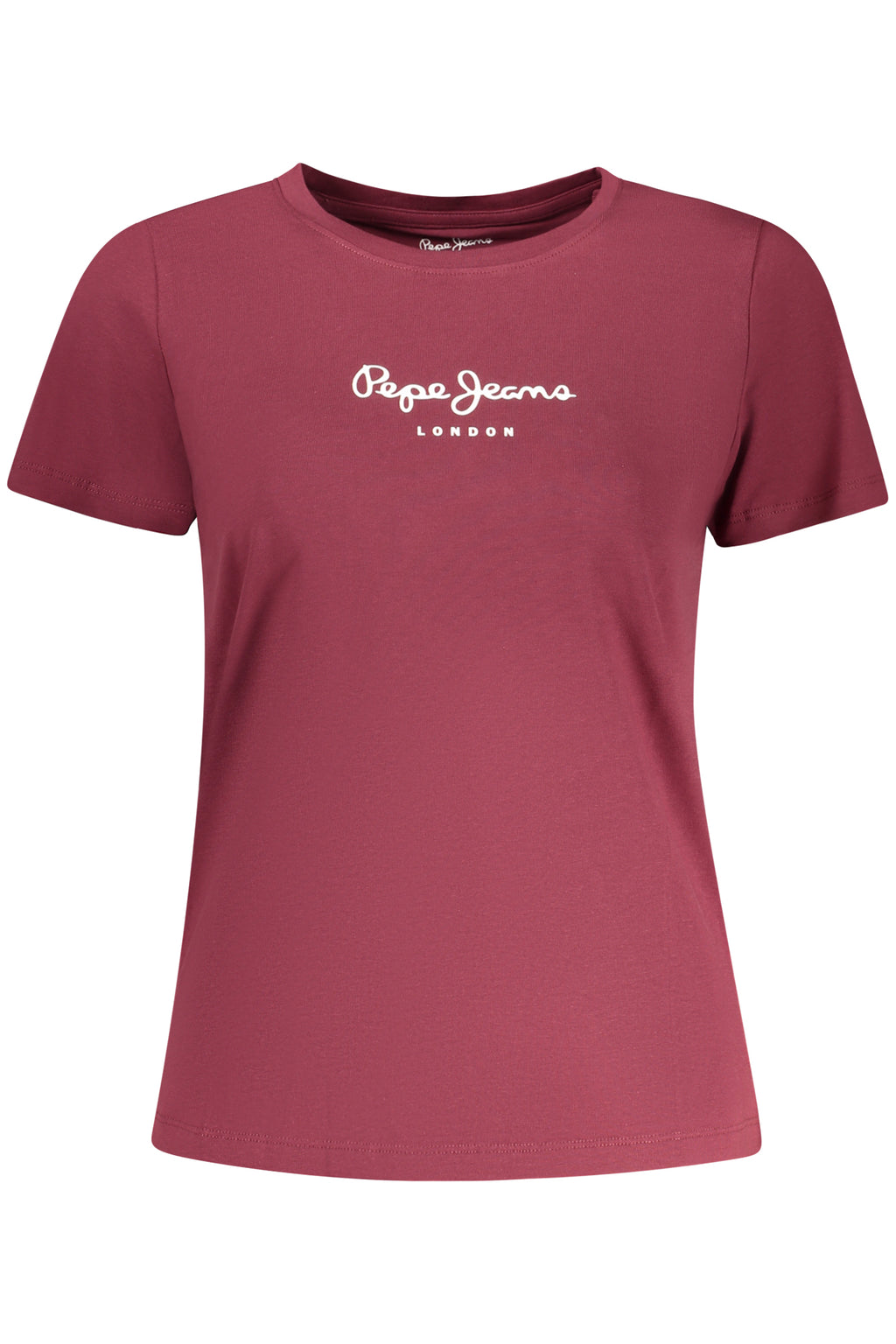 PEPE JEANS T-SHIRT MANICHE CORTE DONNA ROSSO