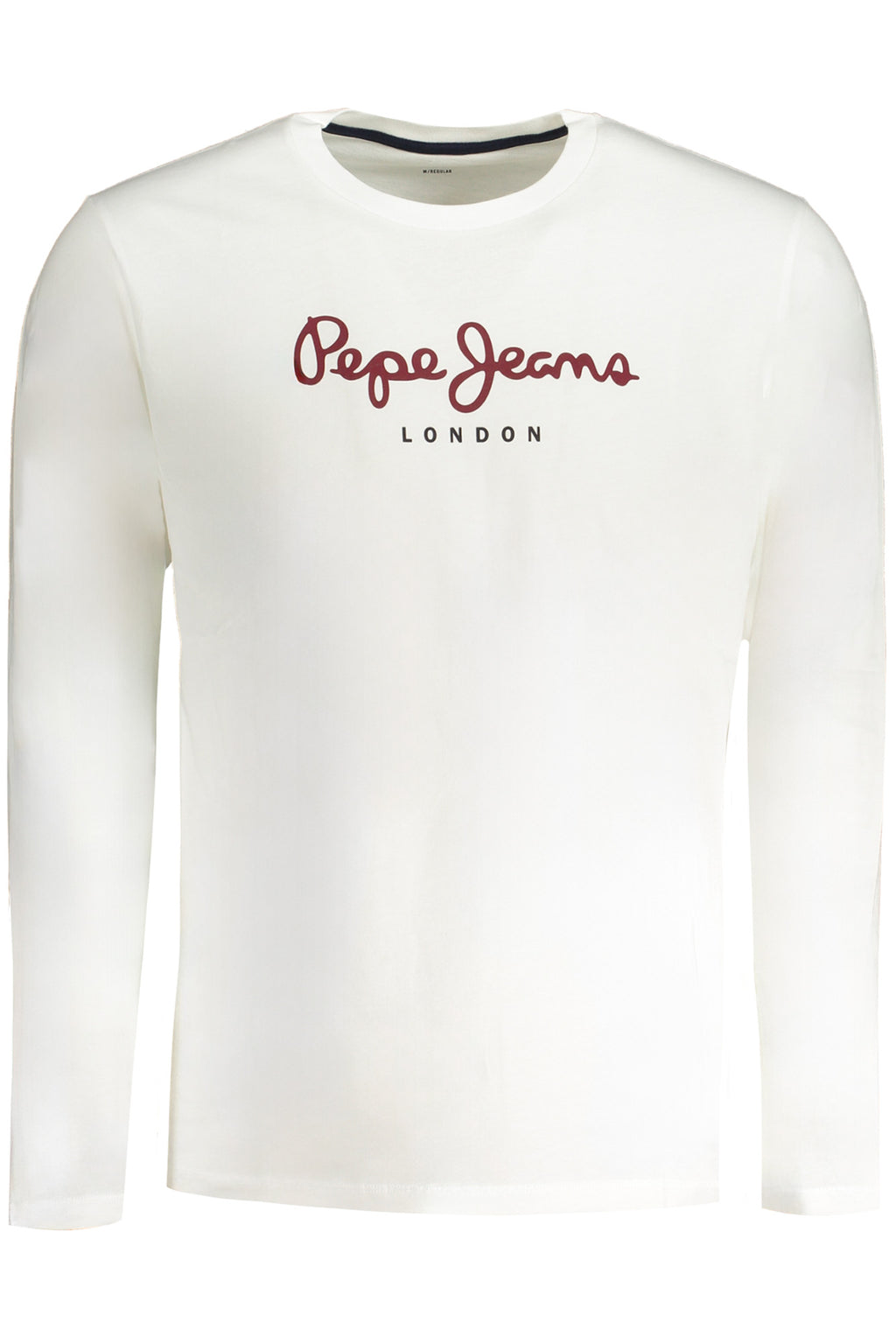 CAMISETA DE MANGA LARGA PARA HOMBRE PEPE JEANS BLANCA 