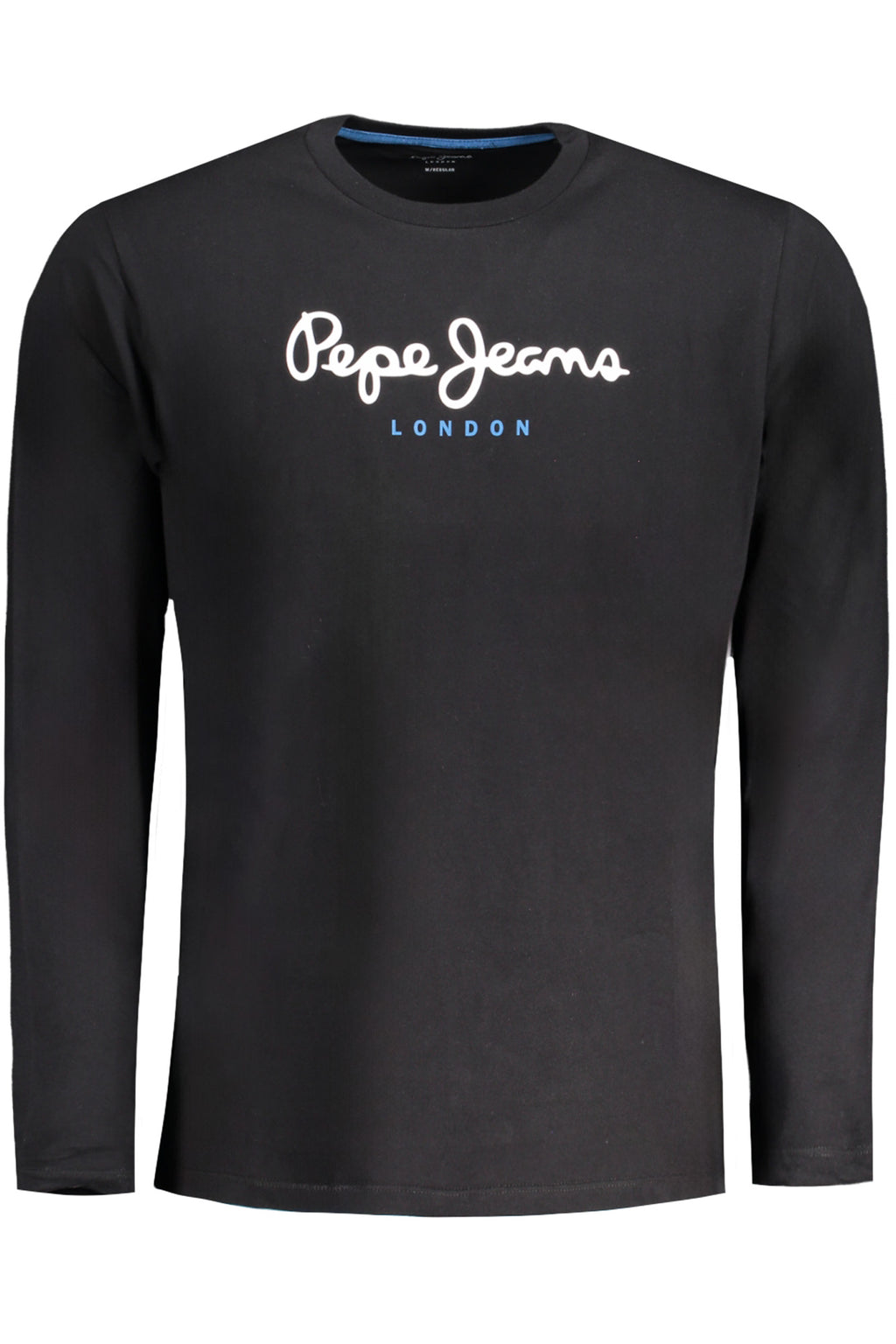 CAMISETA DE MANGA LARGA PARA HOMBRE PEPE JEANS NEGRA 
