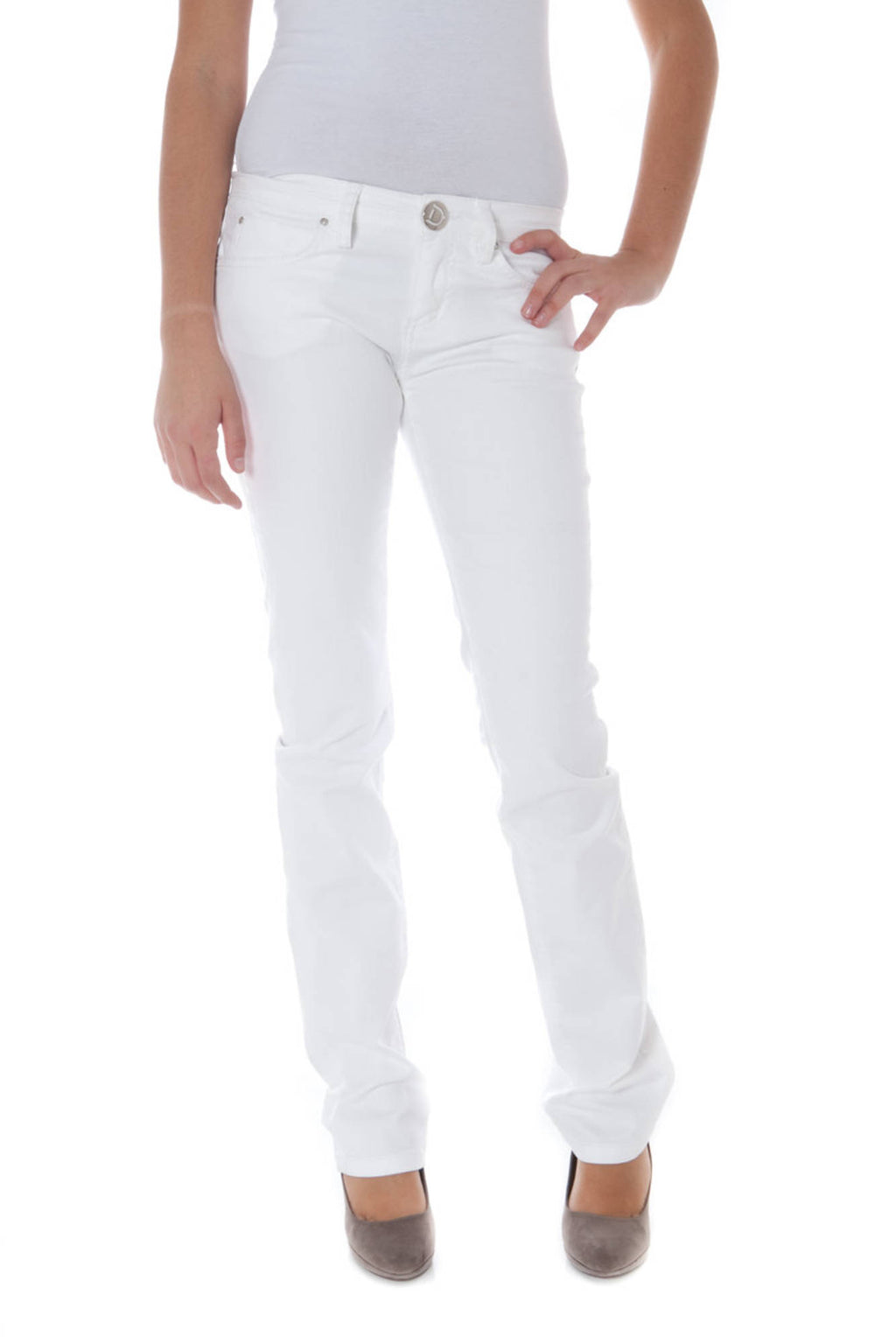 PHARD WOMEN'S WHITE TROUSERS 