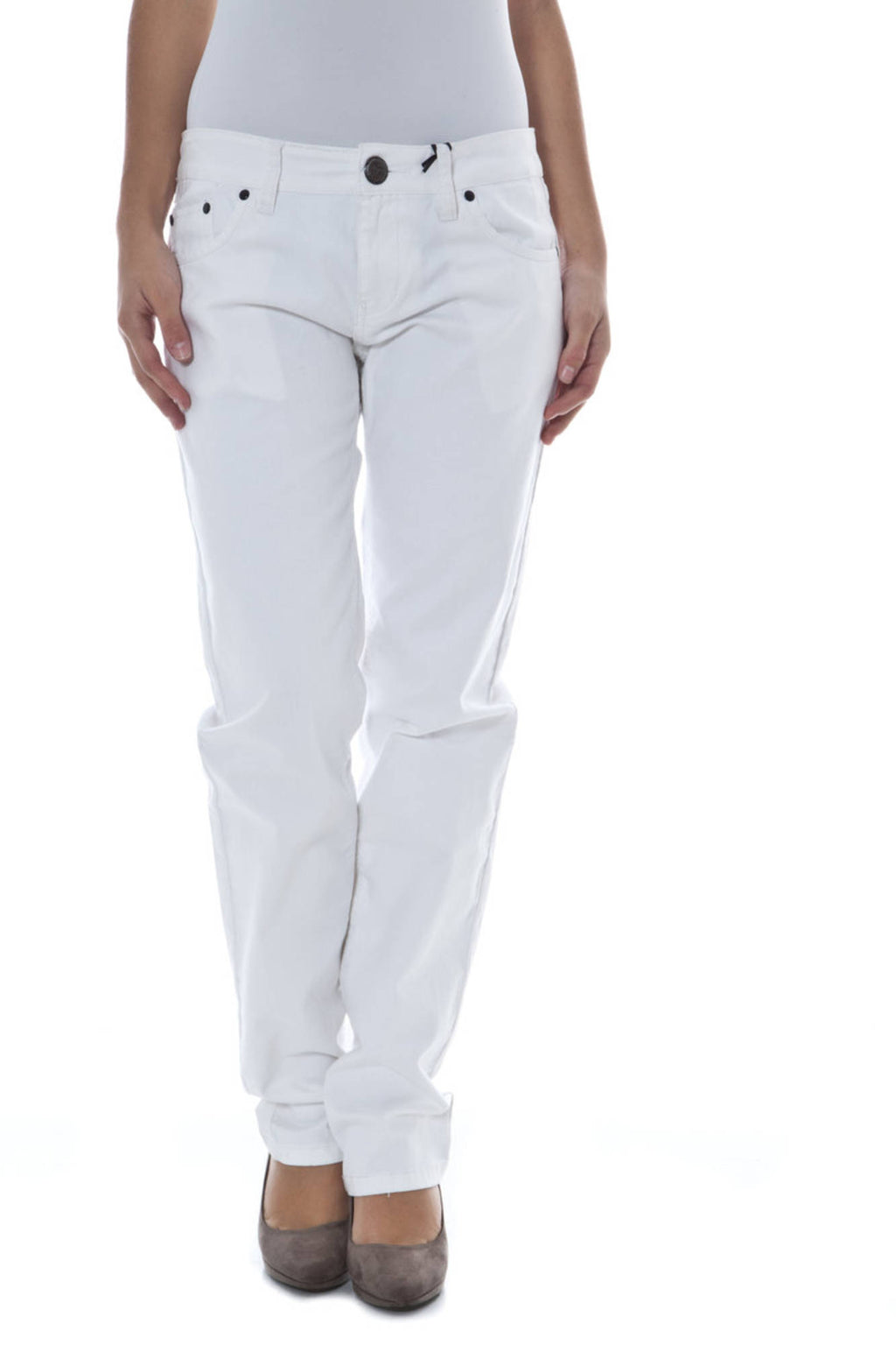PHARD WOMEN'S WHITE TROUSERS 