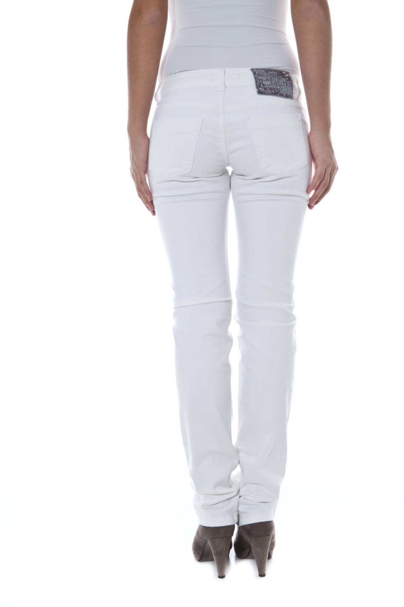 PHARD WOMEN'S WHITE TROUSERS 