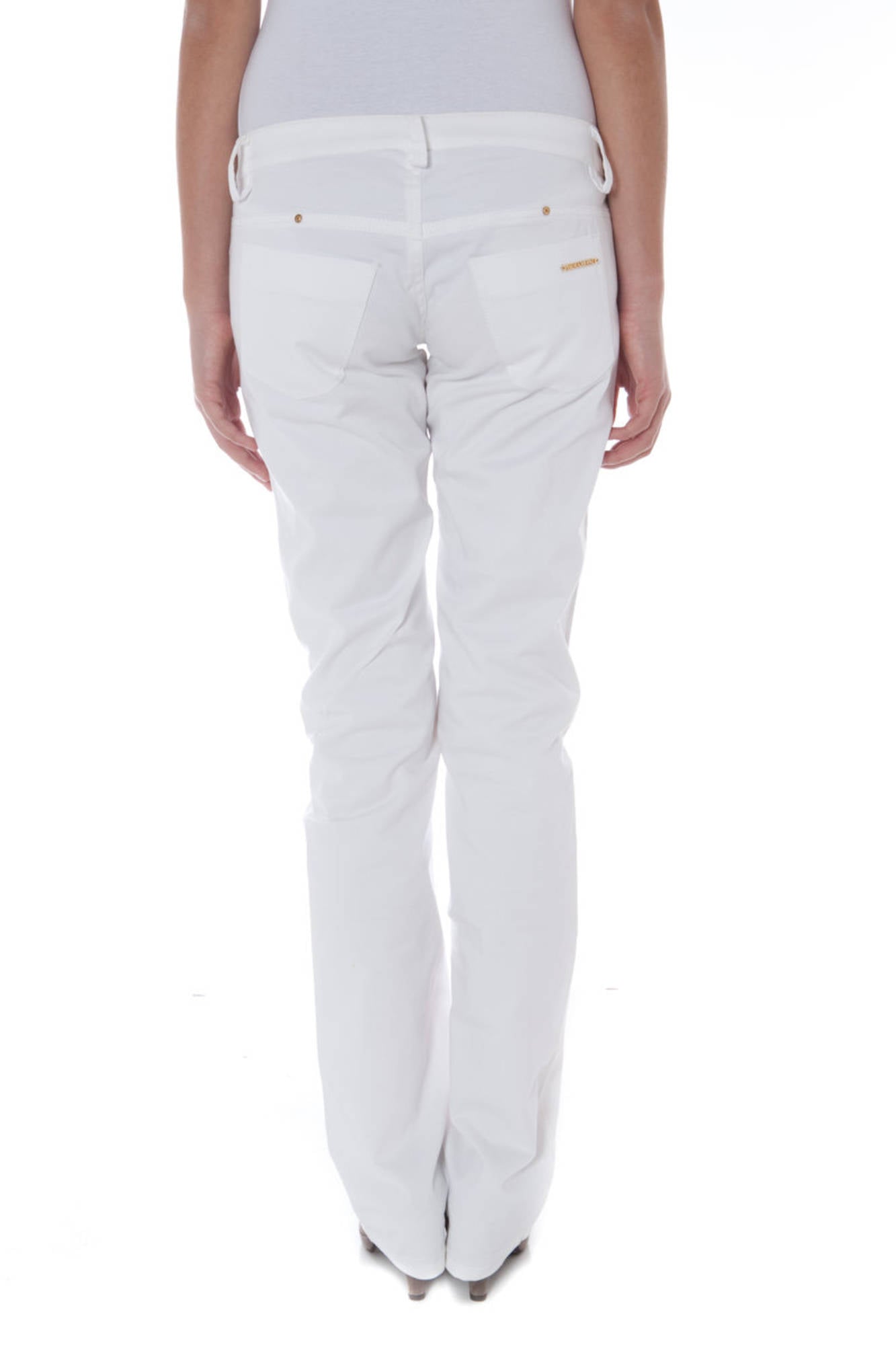 PHARD WOMEN'S WHITE TROUSERS 