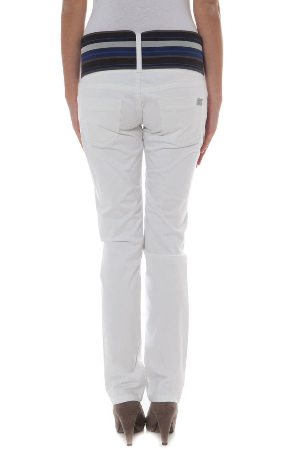PHARD WOMEN'S WHITE TROUSERS 