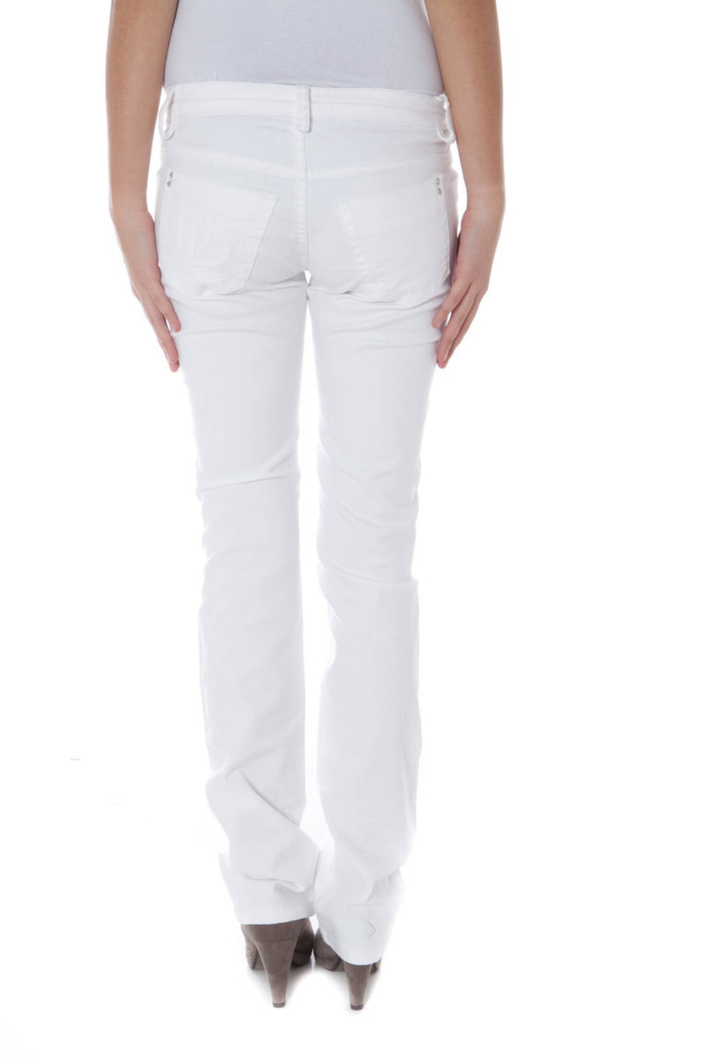 PHARD WOMEN'S WHITE TROUSERS 