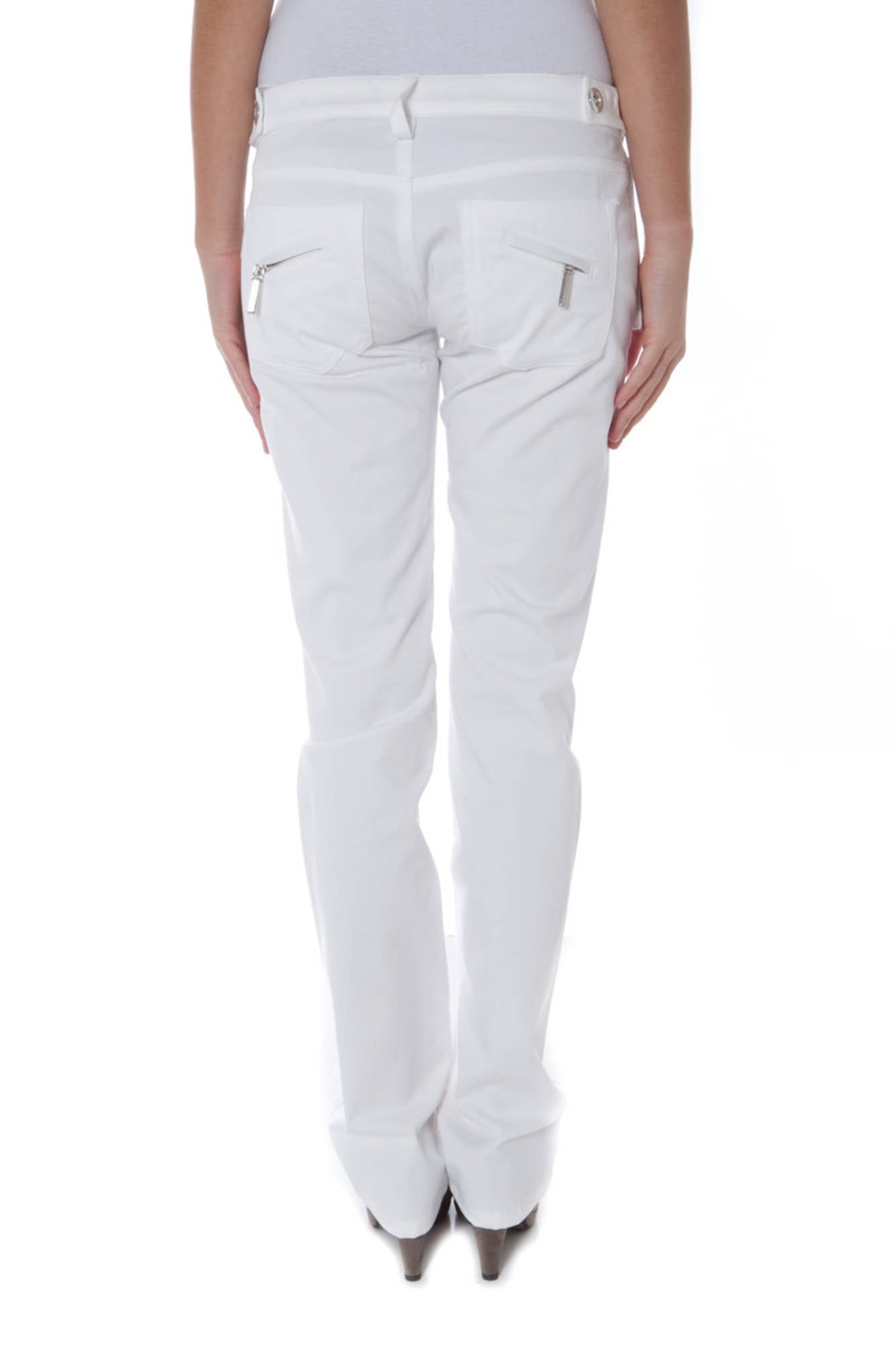 PHARD WOMEN'S WHITE TROUSERS 