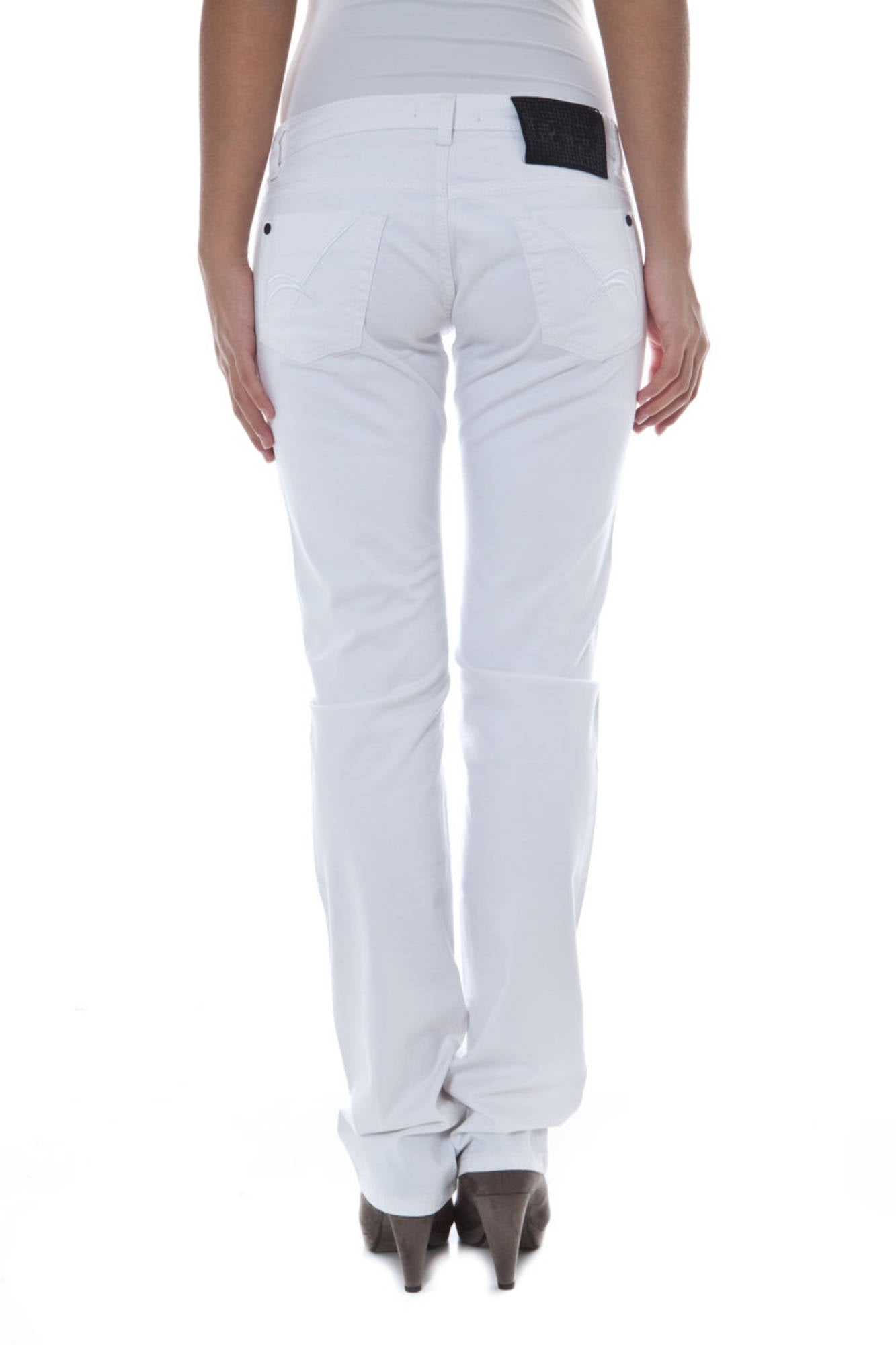 PHARD WOMEN'S WHITE TROUSERS 