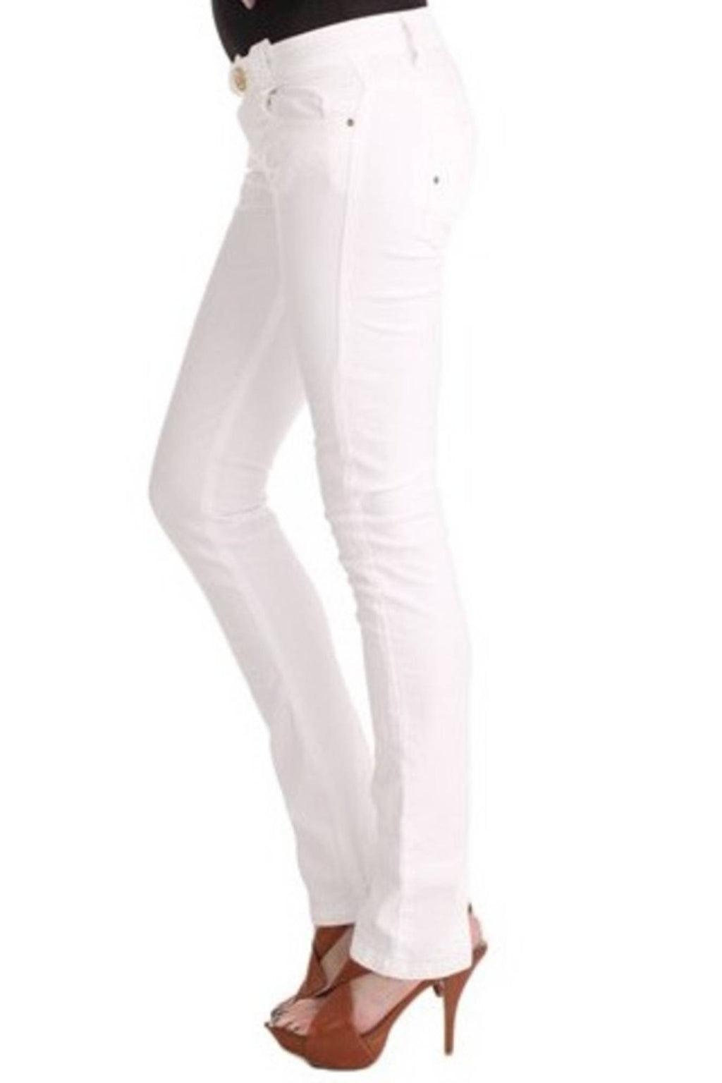 PHARD WOMEN'S WHITE TROUSERS 