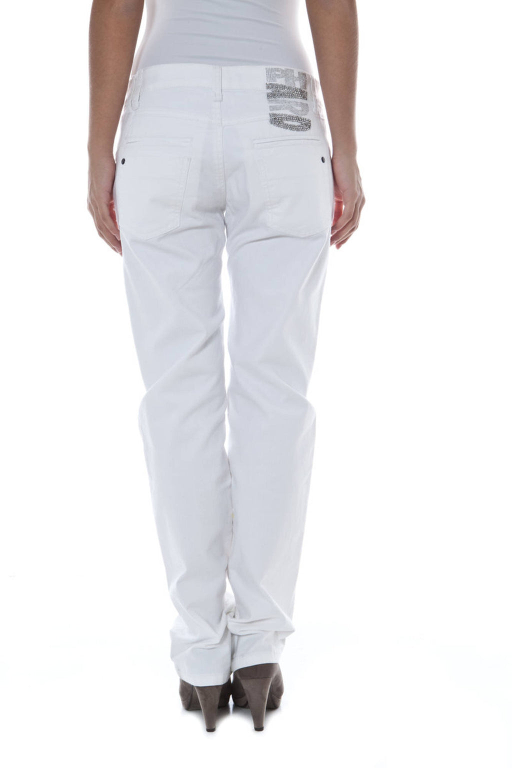 PHARD WOMEN'S WHITE TROUSERS 