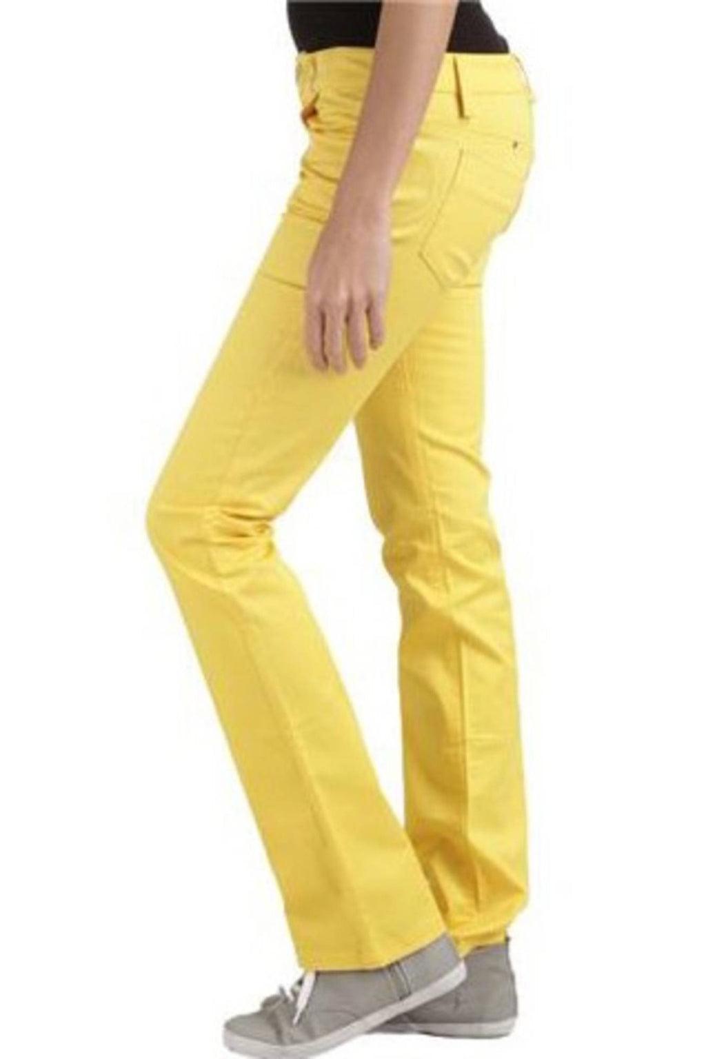 PHARD WOMEN'S YELLOW TROUSERS 