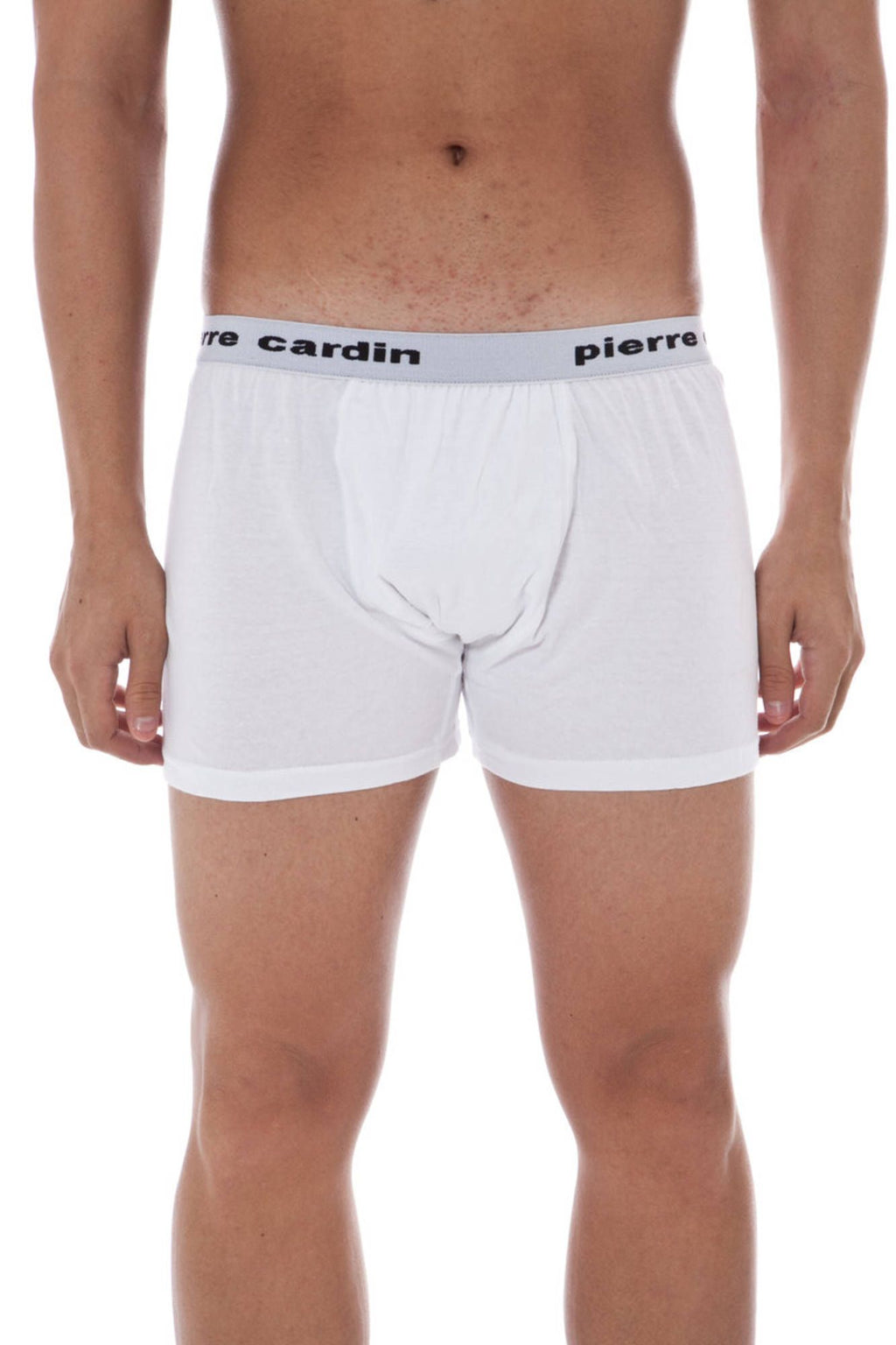 PIERRE CARDIN MEN'S WHITE BOXER 