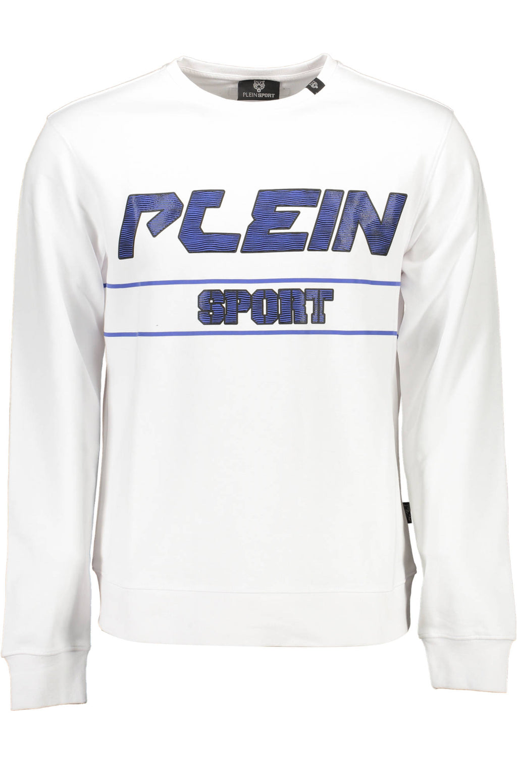 PLEIN SPORT FELPA SENZA ZIP UOMO BIANCO