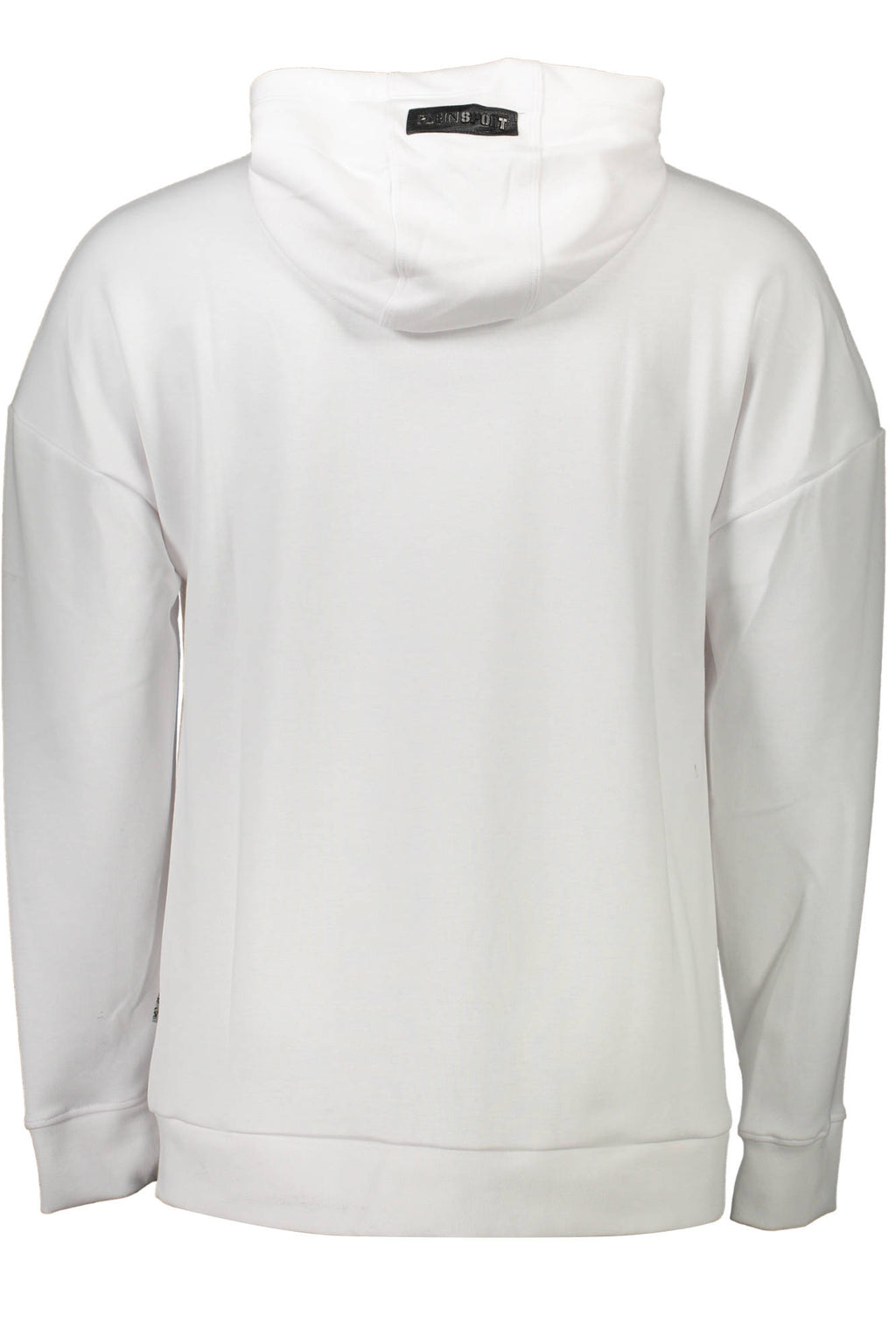 PLEIN SPORT MEN'S WHITE ZIP-UP SWEATSHIRT 