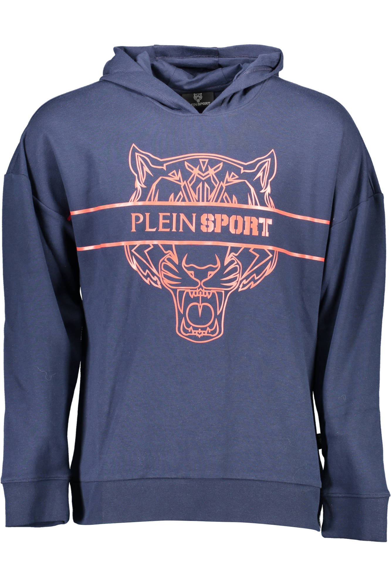 PLEIN SPORT MEN'S BLUE ZIP-UP SWEATSHIRT 