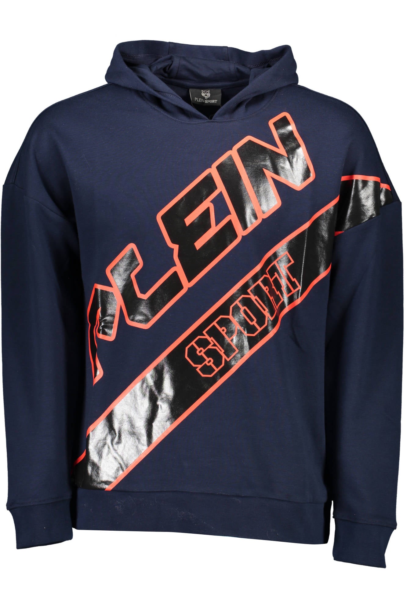 PLEIN SPORT MEN'S BLUE ZIP-UP SWEATSHIRT 