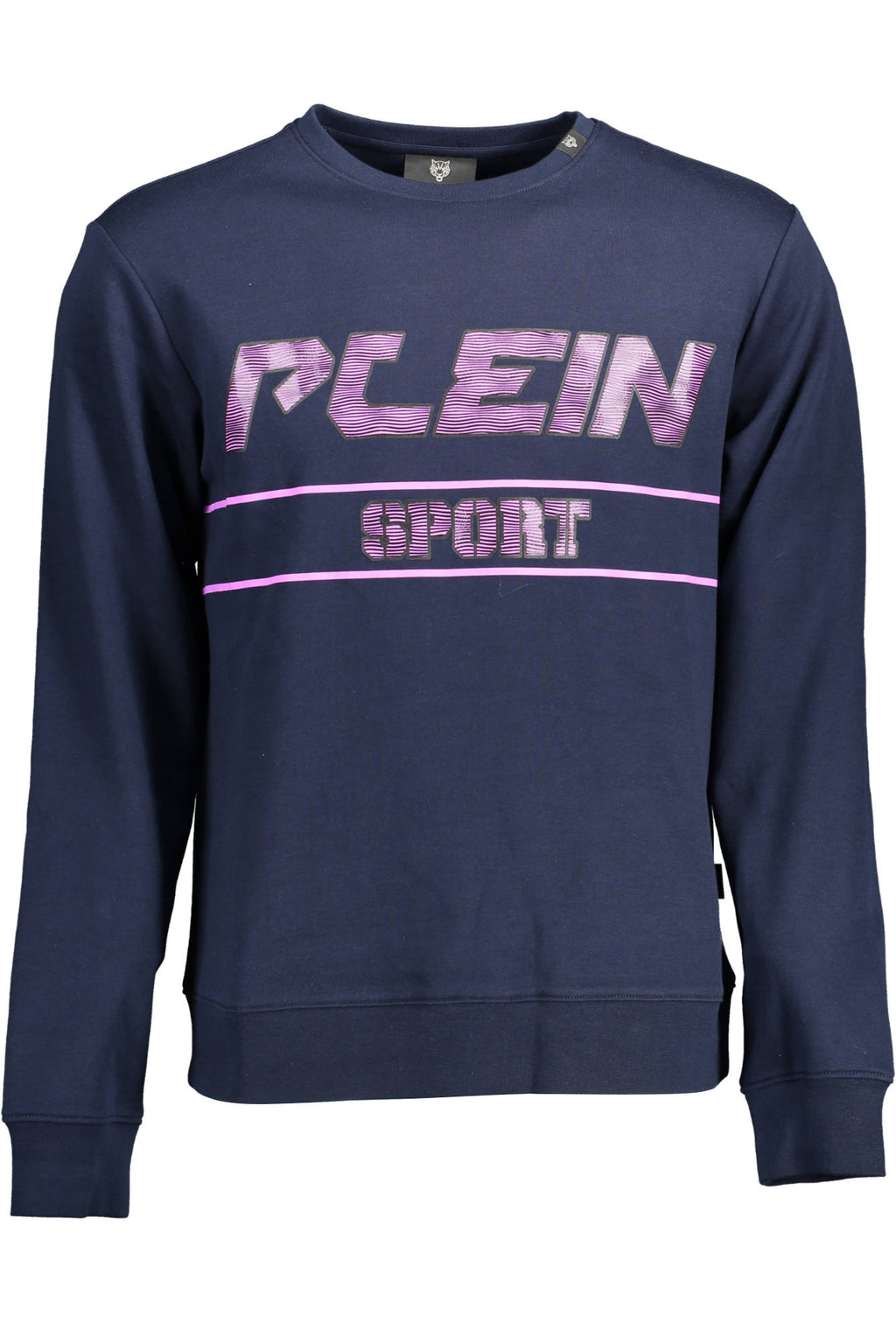PLEIN SPORT MEN'S BLUE ZIP-UP SWEATSHIRT 