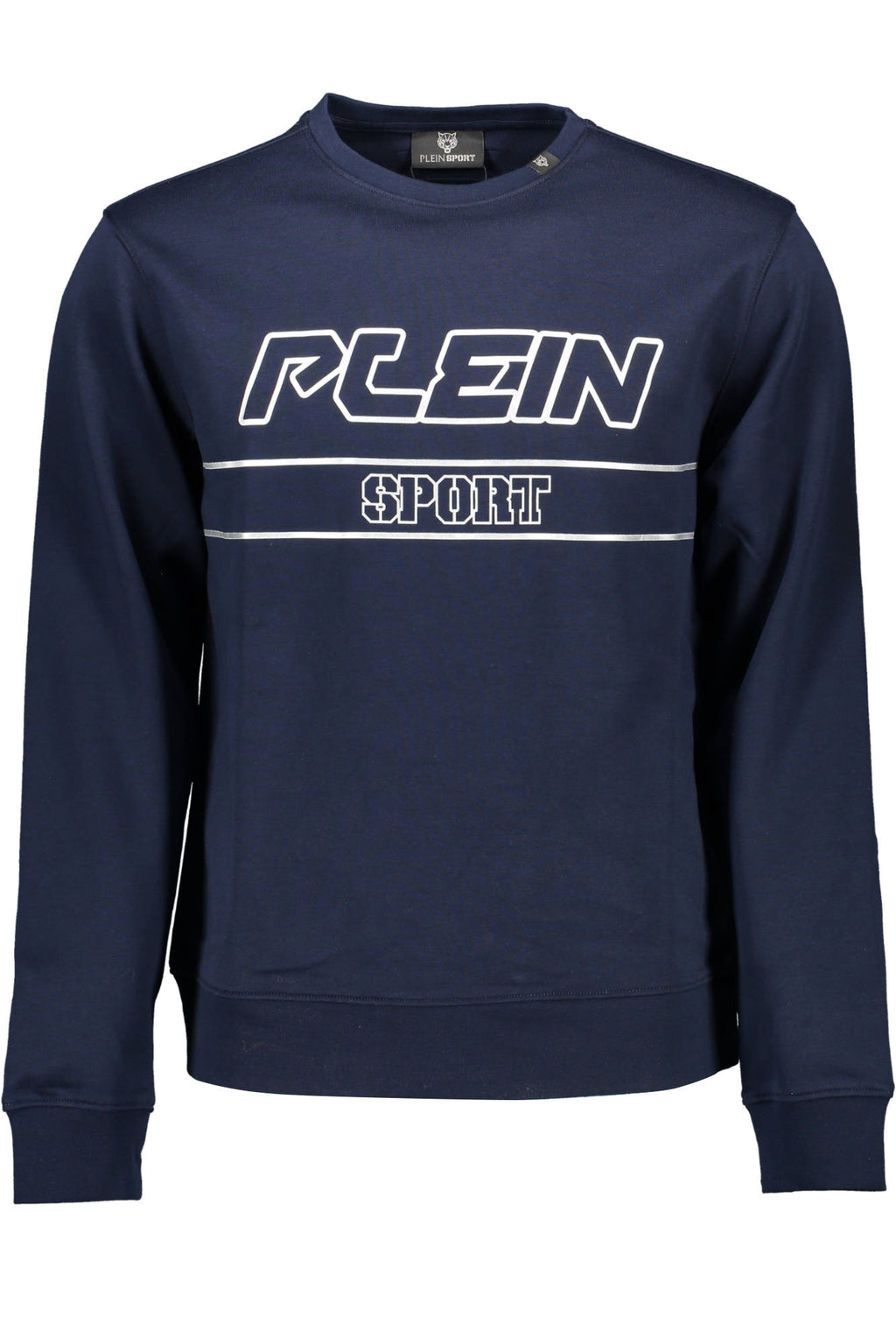 PLEIN SPORT MEN'S BLUE ZIP-UP SWEATSHIRT 