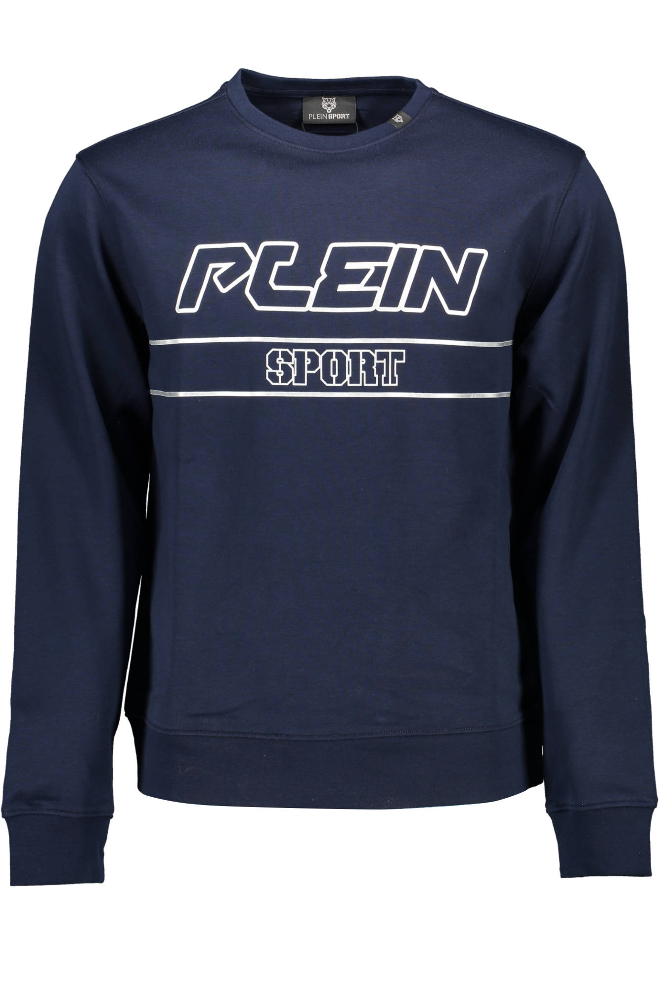 PLEIN SPORT MEN'S BLUE ZIP-UP SWEATSHIRT 