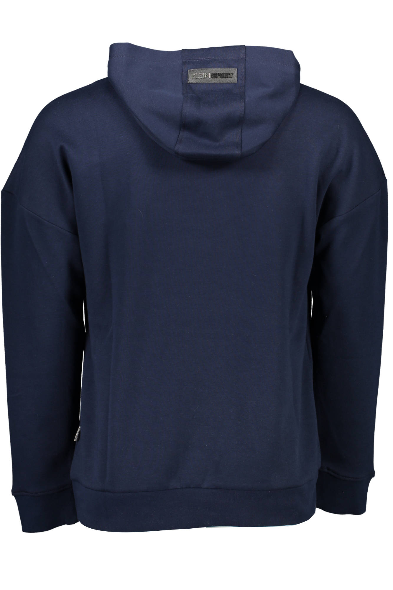 PLEIN SPORT MEN'S BLUE ZIP-UP SWEATSHIRT 