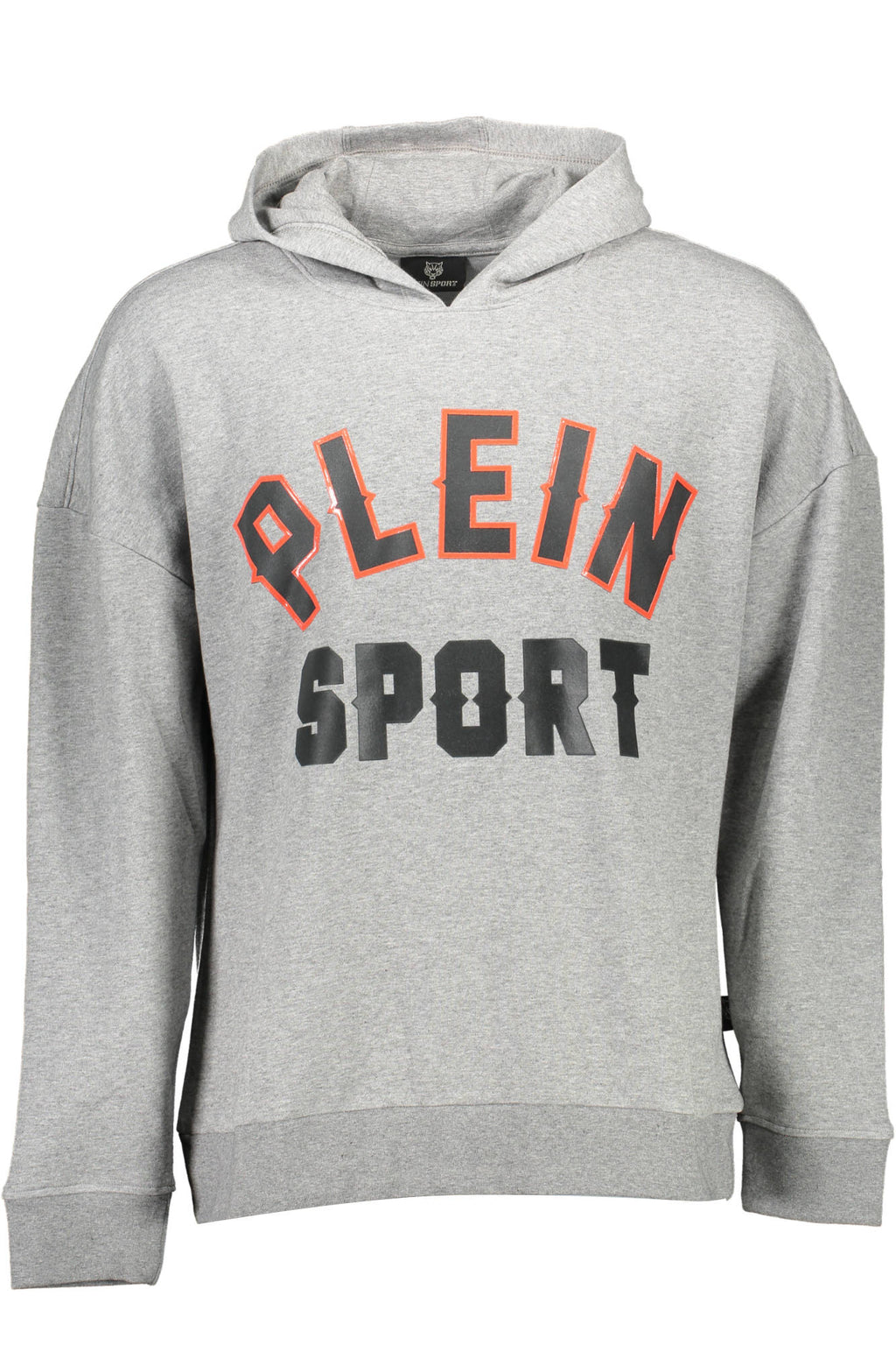 PLEIN SPORT MEN'S GRAY ZIP-UP SWEATSHIRT 