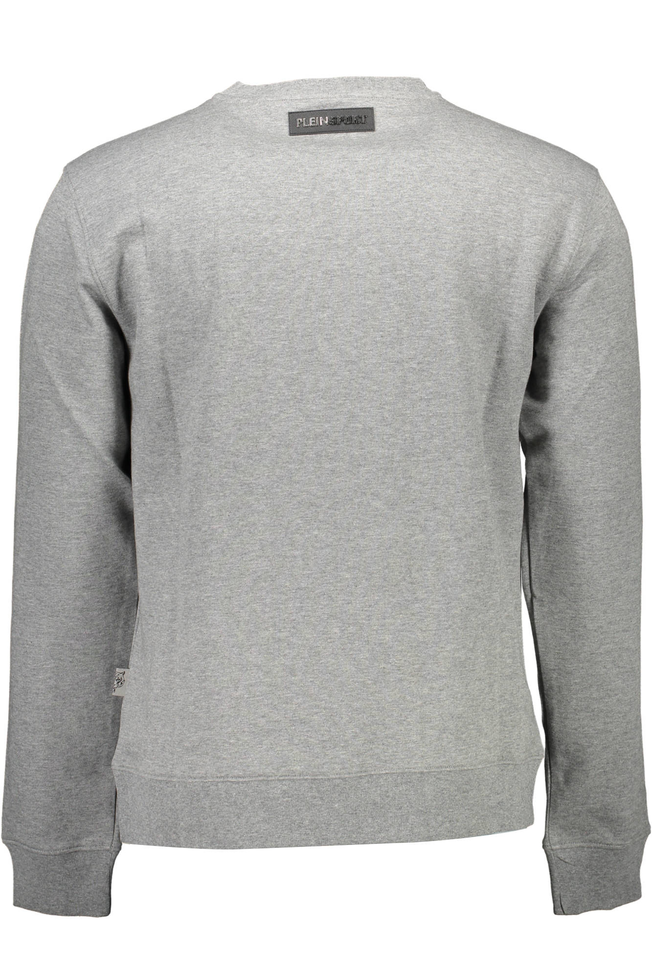 PLEIN SPORT MEN'S GRAY ZIP-UP SWEATSHIRT 