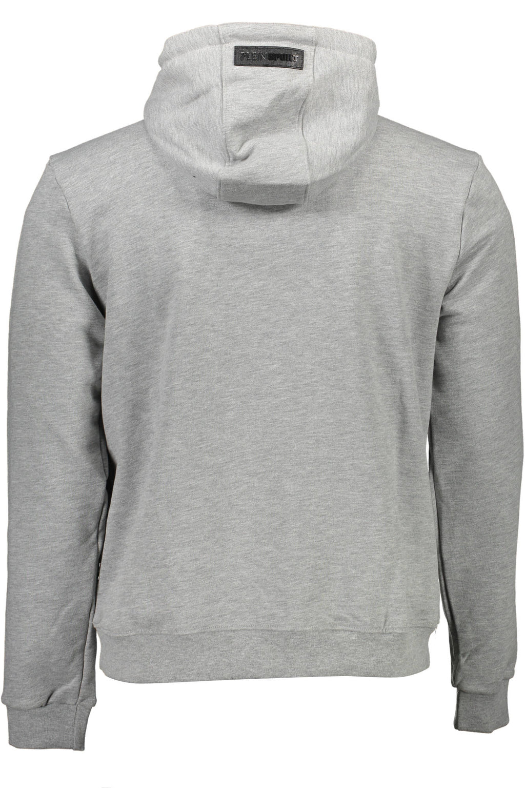 PLEIN SPORT MEN'S GRAY ZIP-UP SWEATSHIRT 