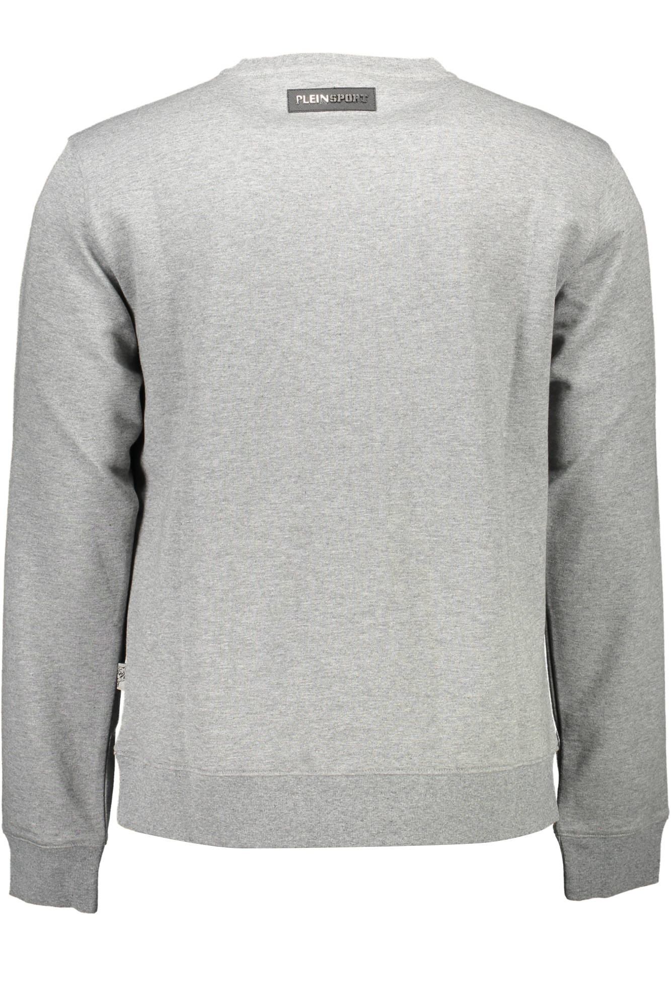 PLEIN SPORT MEN'S GRAY ZIP-UP SWEATSHIRT 