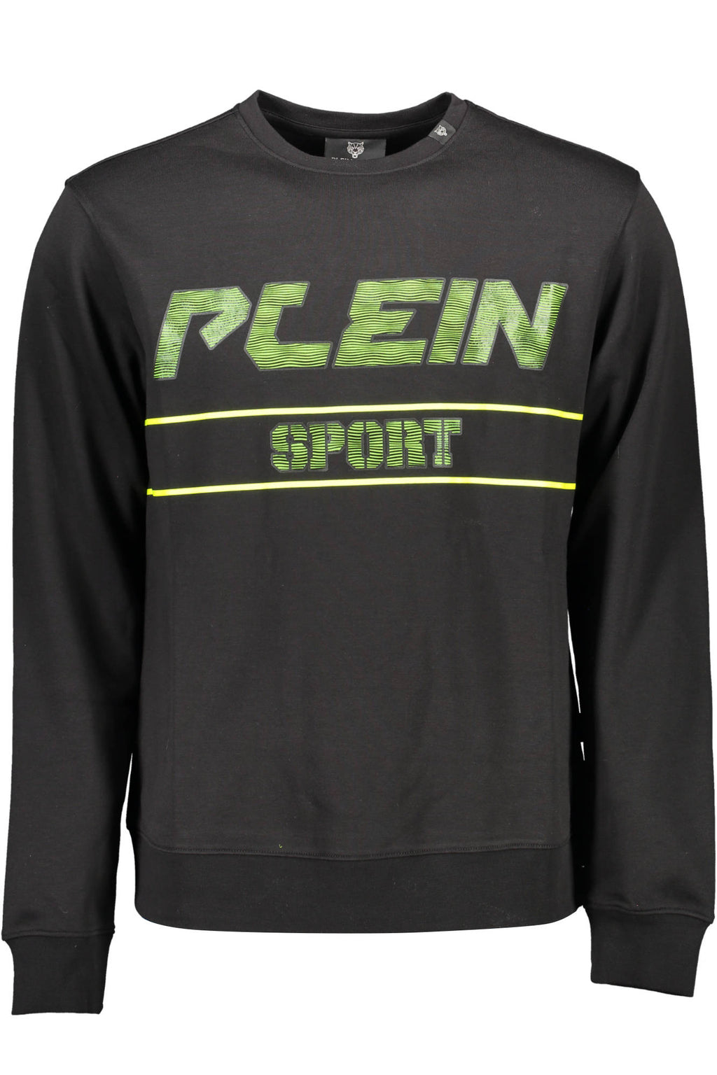 PLEIN SPORT MEN'S BLACK ZIP-UP SWEATSHIRT 