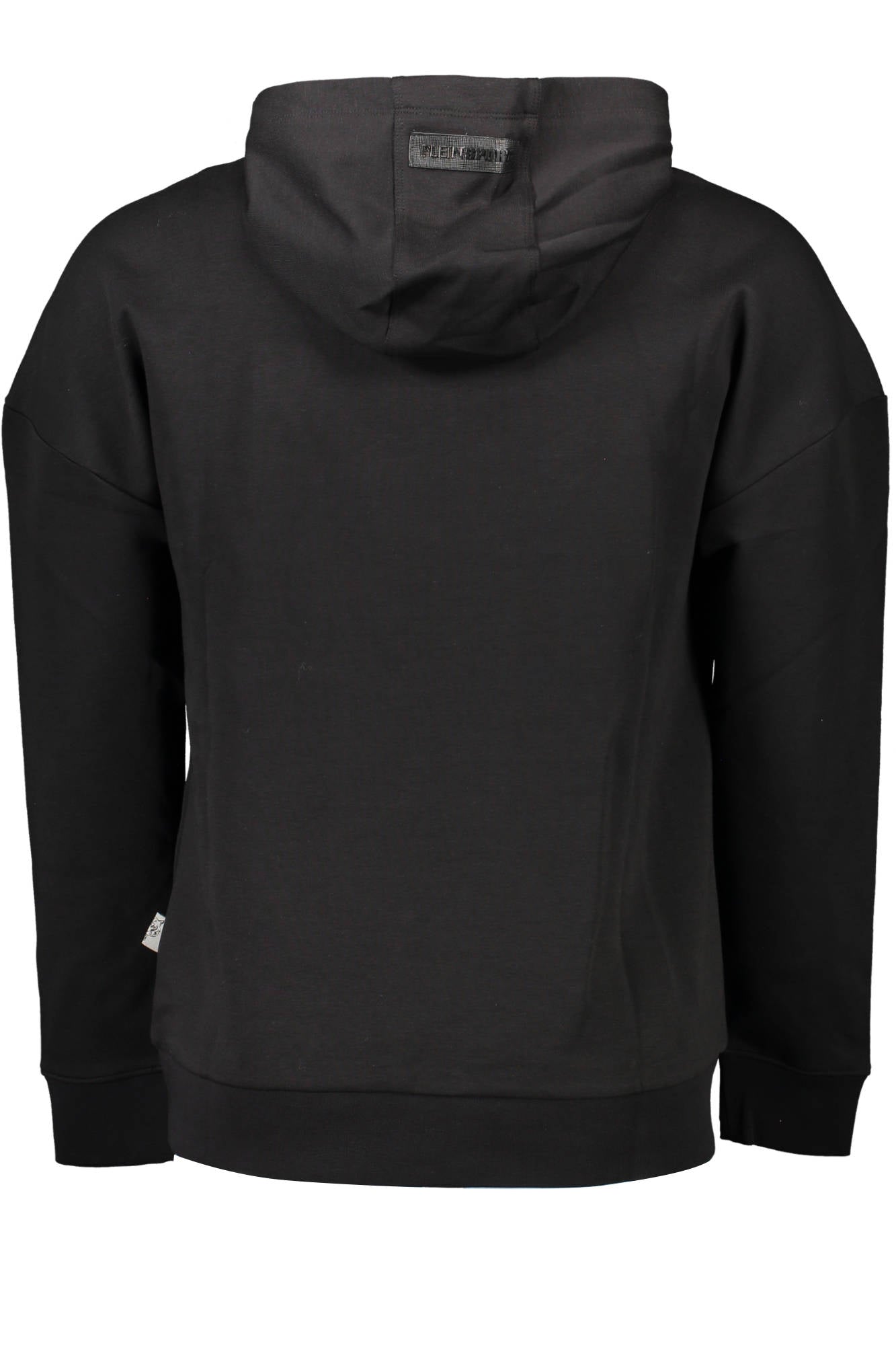 PLEIN SPORT MEN'S BLACK ZIP-UP SWEATSHIRT 