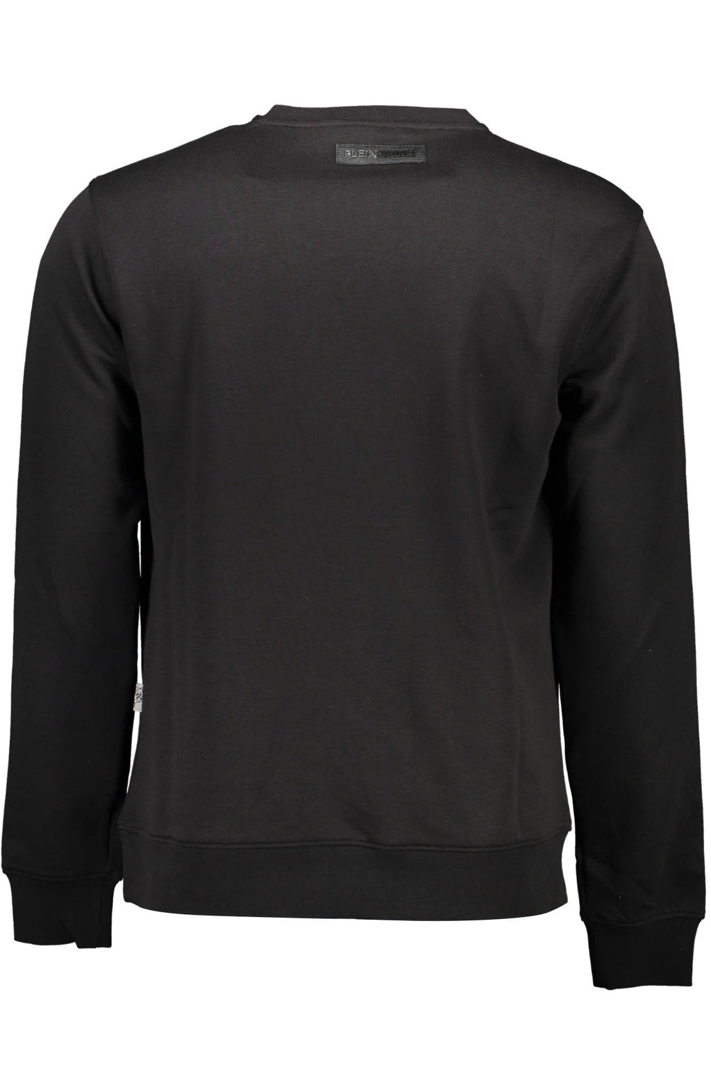 PLEIN SPORT MEN'S BLACK ZIP-UP SWEATSHIRT 