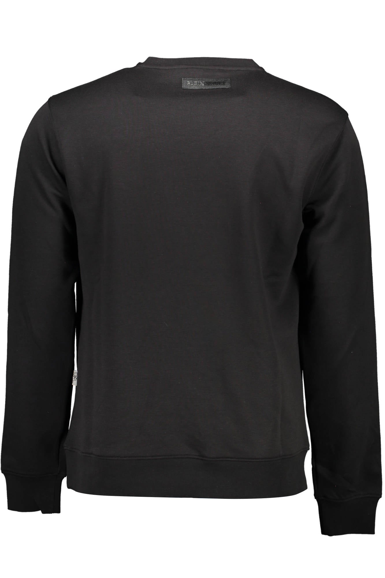 PLEIN SPORT MEN'S BLACK ZIP-UP SWEATSHIRT 